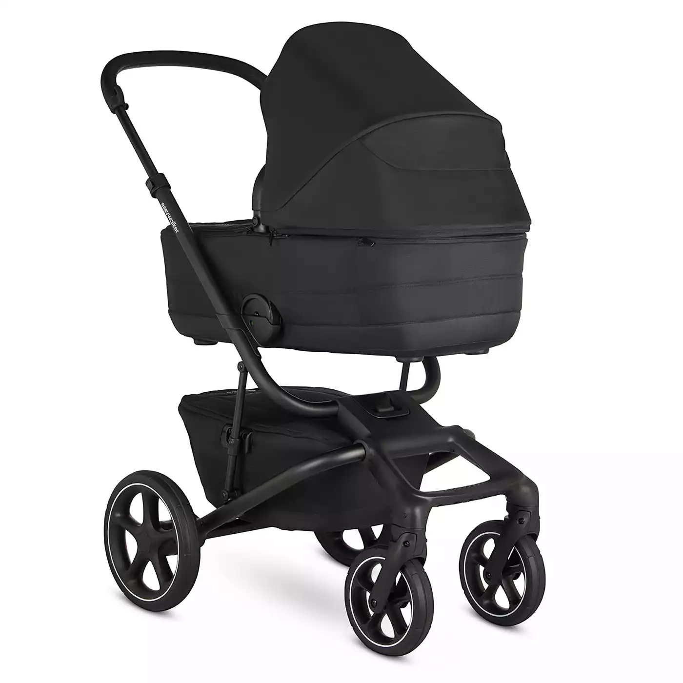 Tragewannen, easywalker, Schwarz – Besonderheit: extra geräumig, luxuriös und weich gefüttert