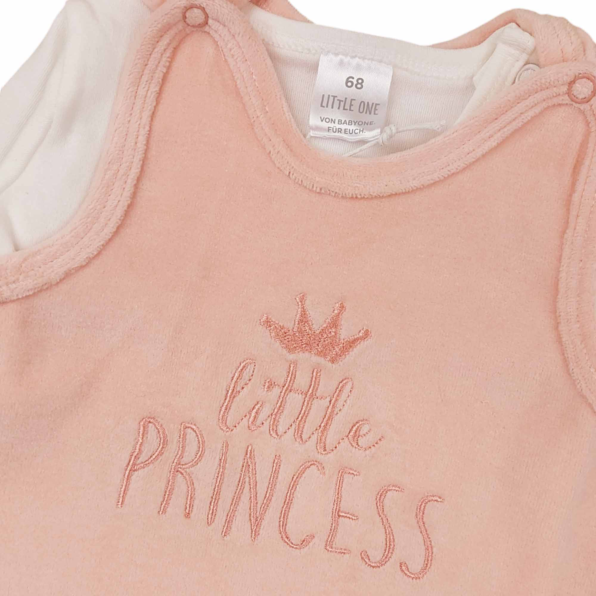 Nicki Strampler, LITTLE ONE, Pink – Besonderheit: Set bestehend aus Strampler und Langarmshirt