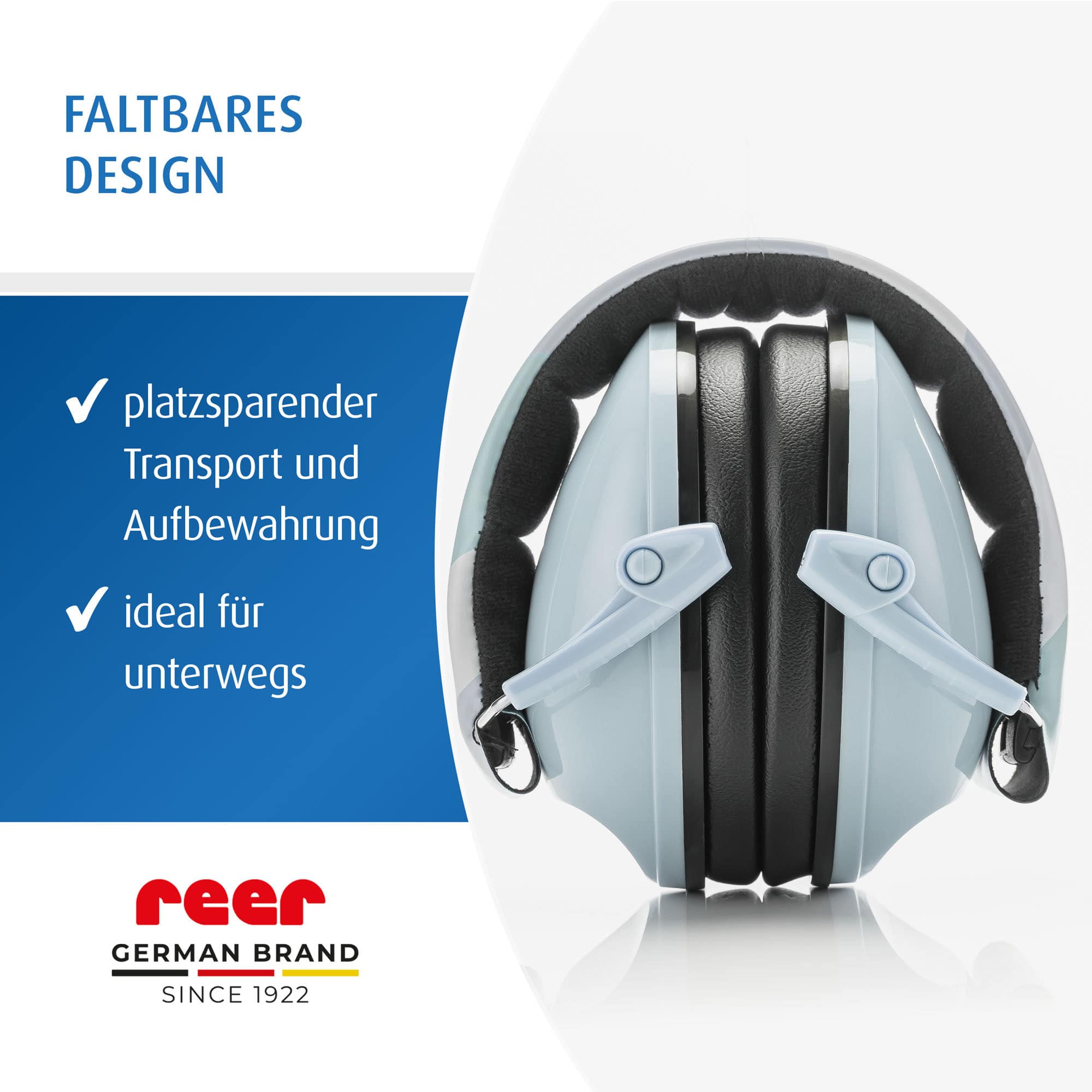 Gehörschutz, reer, Blau – Produktansicht
