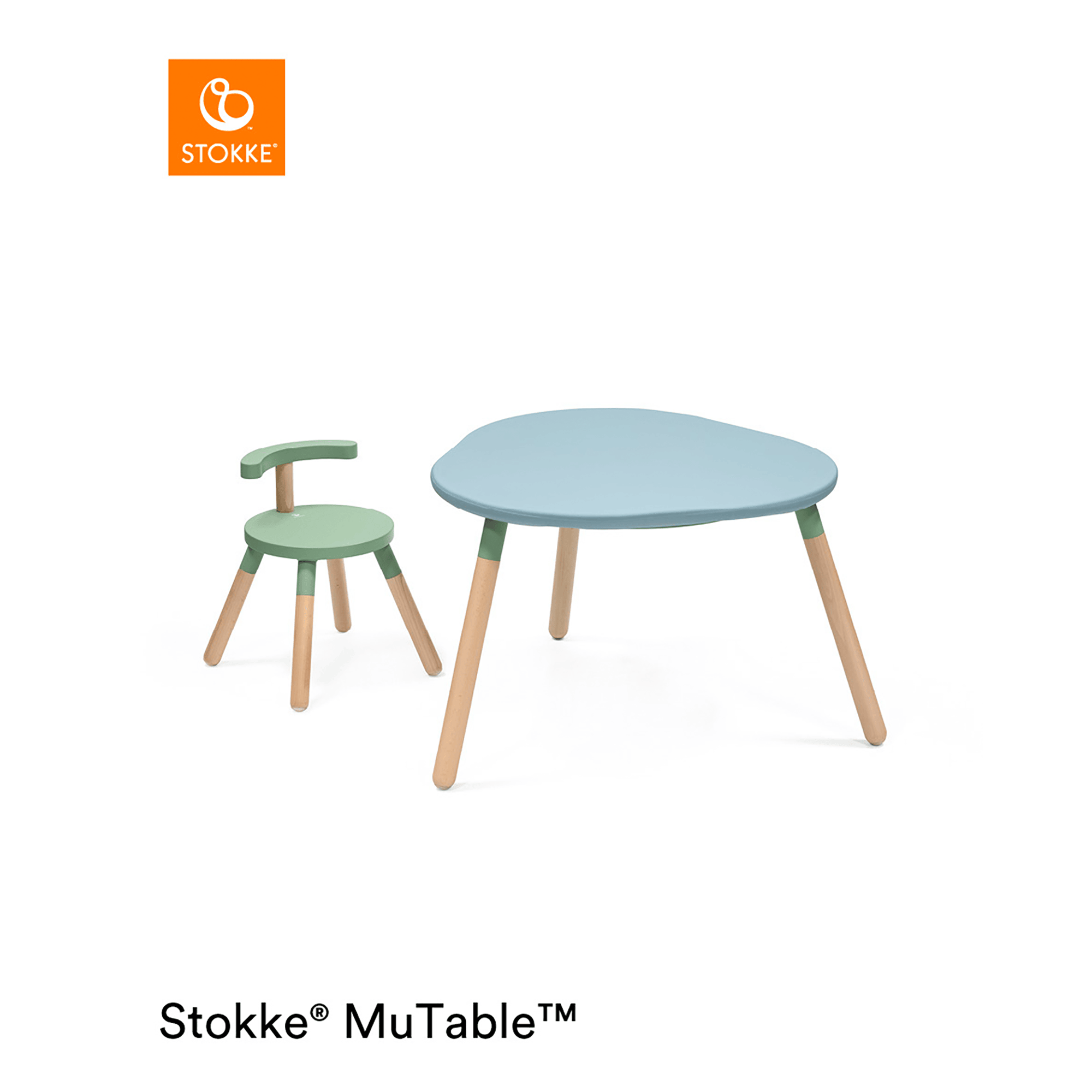 Kindersitzgruppen, STOKKE, Blau – Besonderheit: flexibler Silikonüberzug