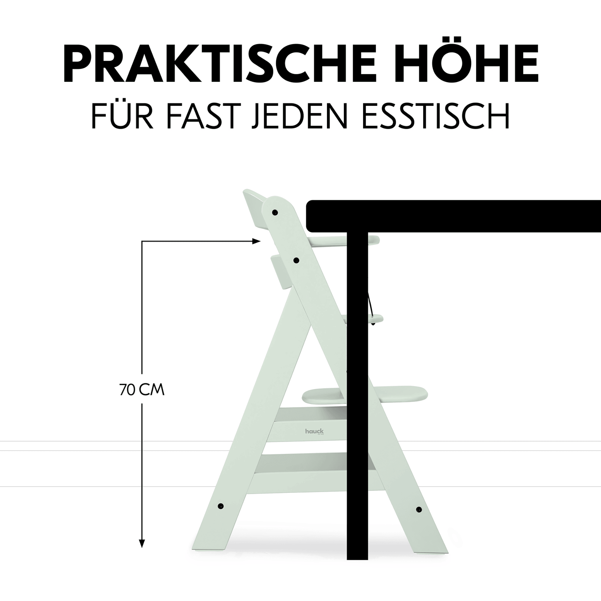 Treppenhochstühle, hauck, Grün – Produktansicht