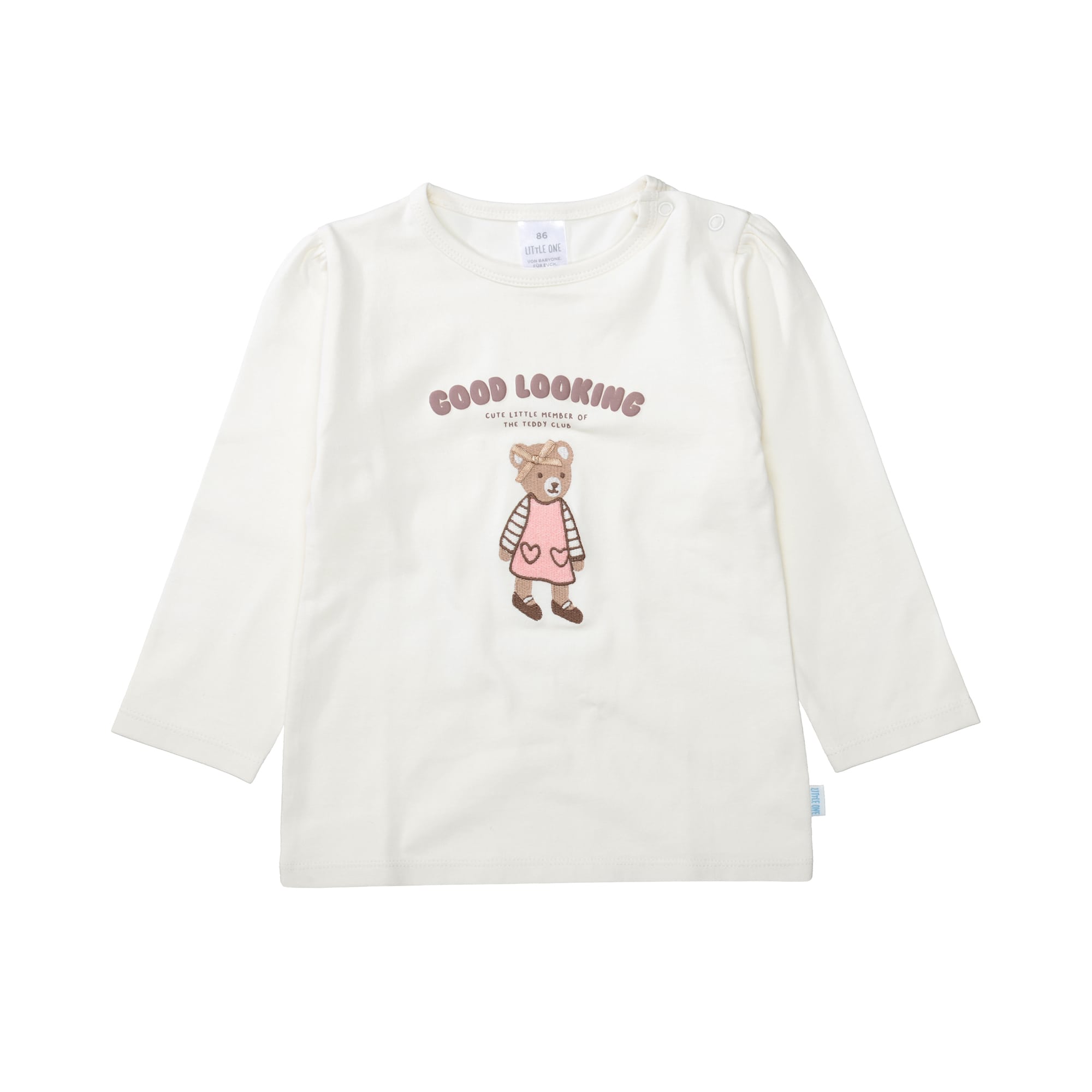 Langarmshirts, LITTLE ONE, Weiß – Produktansicht