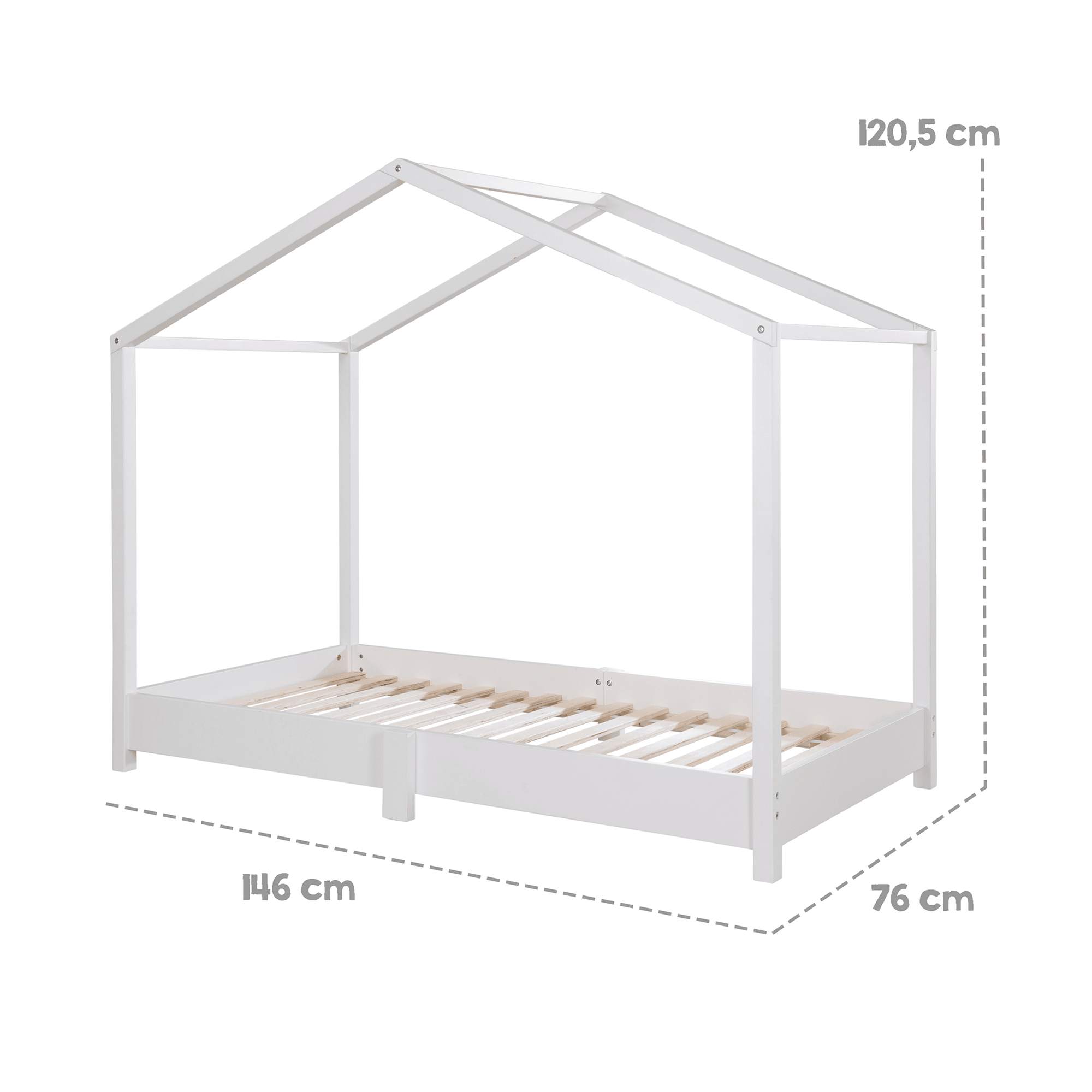 Hausbett, roba, Weiß – Produktansicht