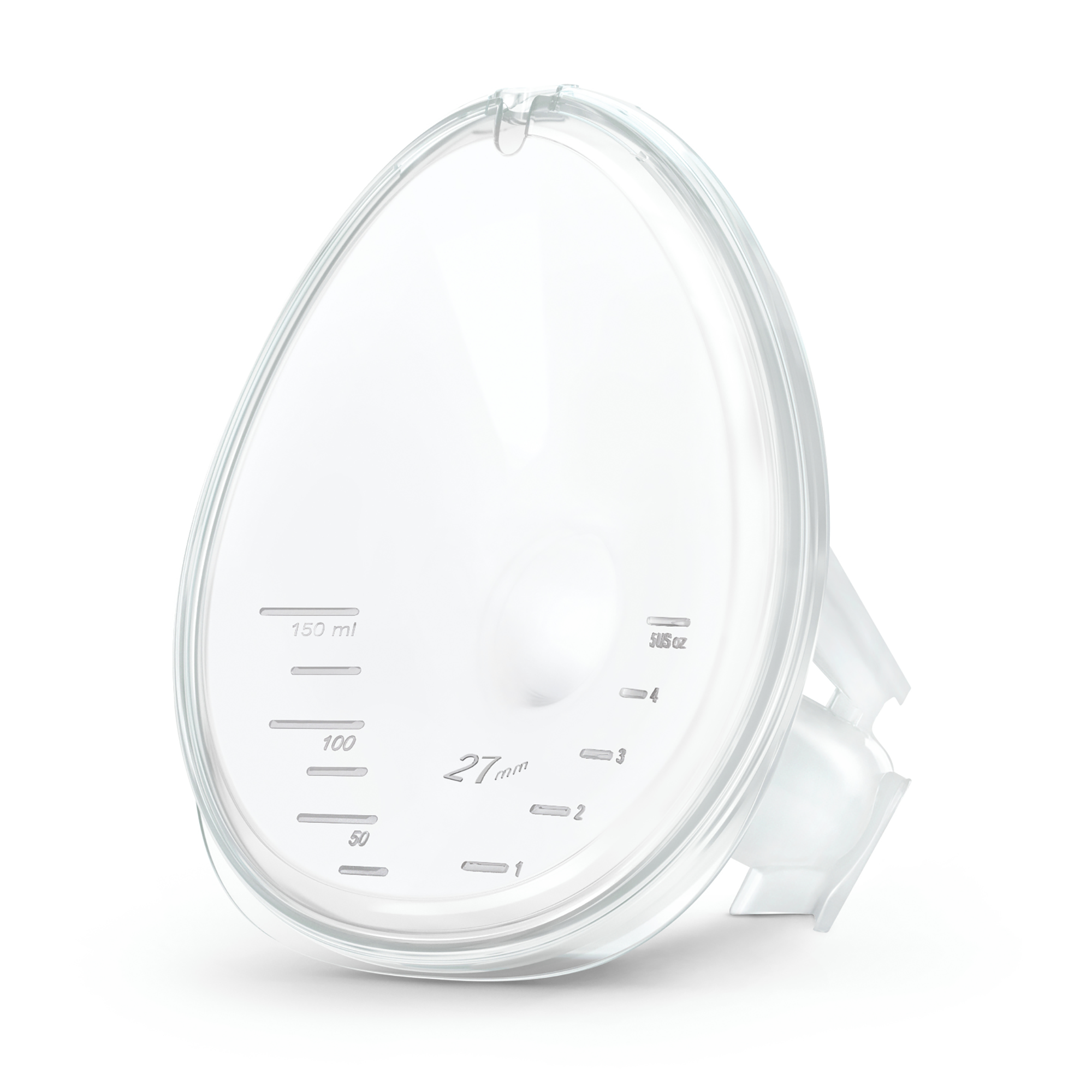 Hands Free Milchpumpen, medela, Transparent – Besonderheit: Ersatzbrusthauben für Medela Milchpumpen mit Hands-free Auffangschalen