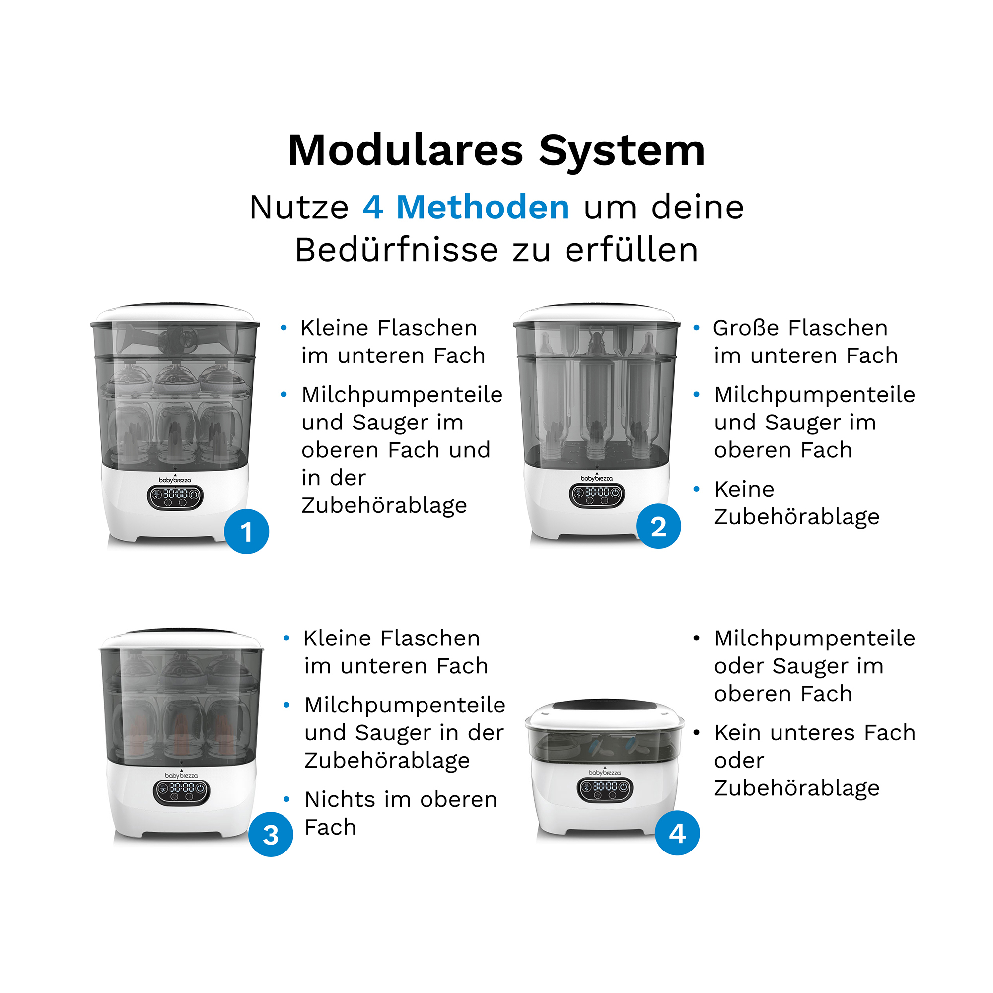 Vaporisatoren, babybrezza, Weiß – Produktansicht