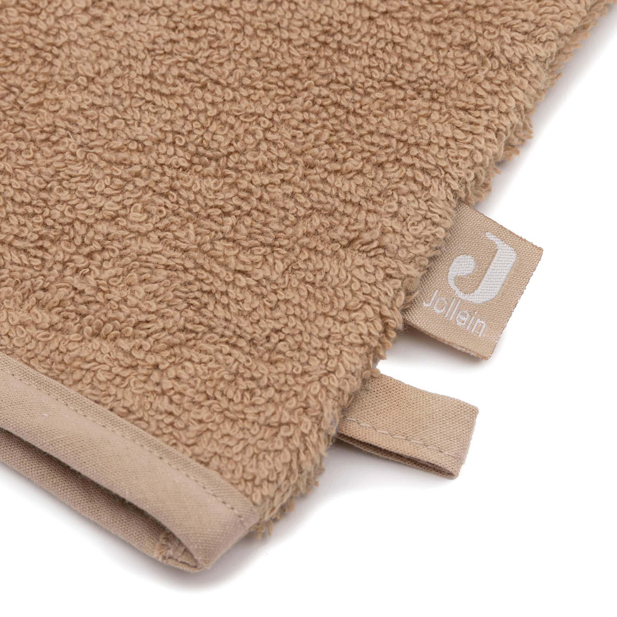 Waschlappen, jollein, Braun – Produktansicht