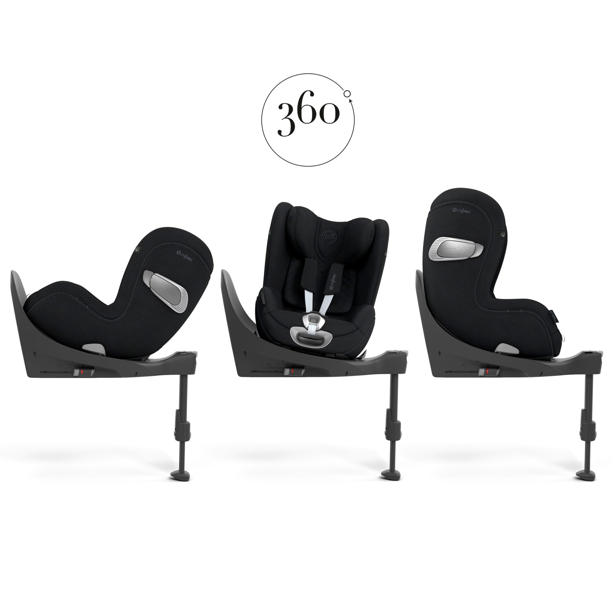 Reboarder 0-18 kg, Gruppe 0+/1, cybex PLATINUM, Schwarz – Produktansicht