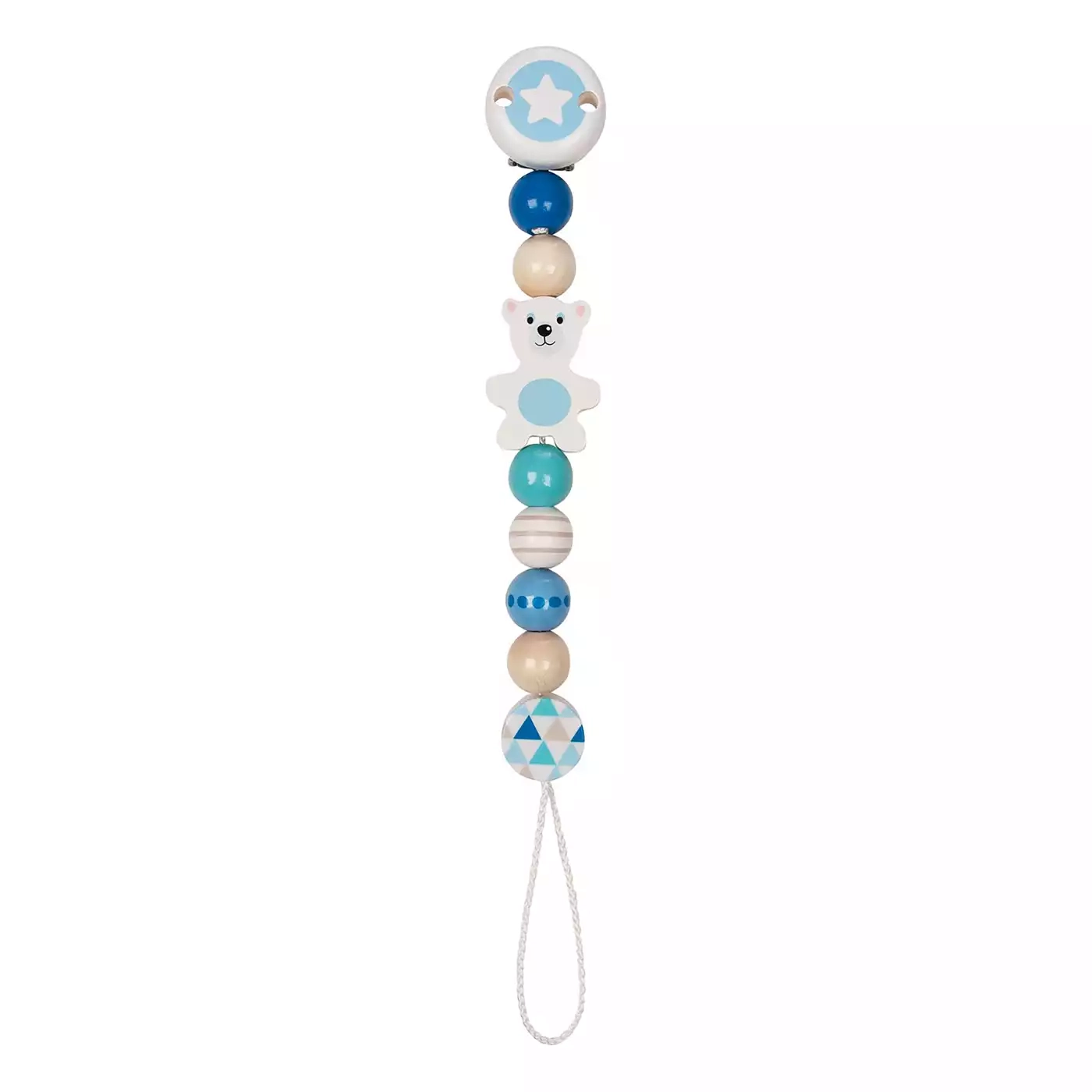 Schnullerketten, MINI Family, Braun – Produktansicht