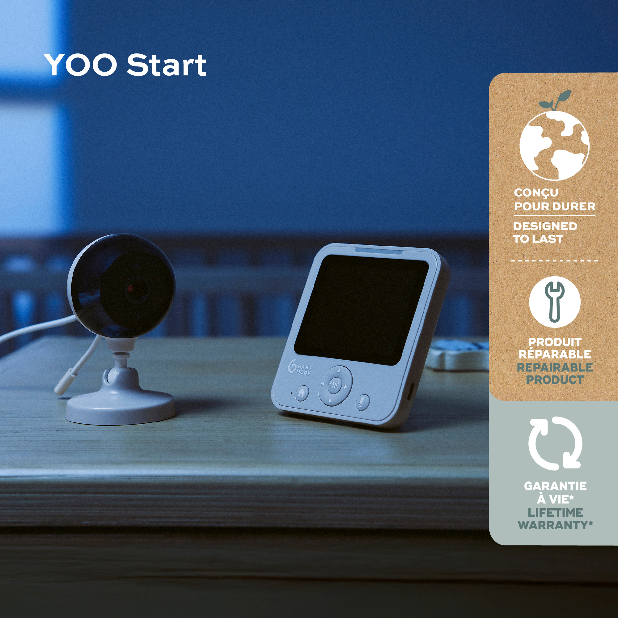 Video Babyphone, babymoov, Beige – Produktansicht