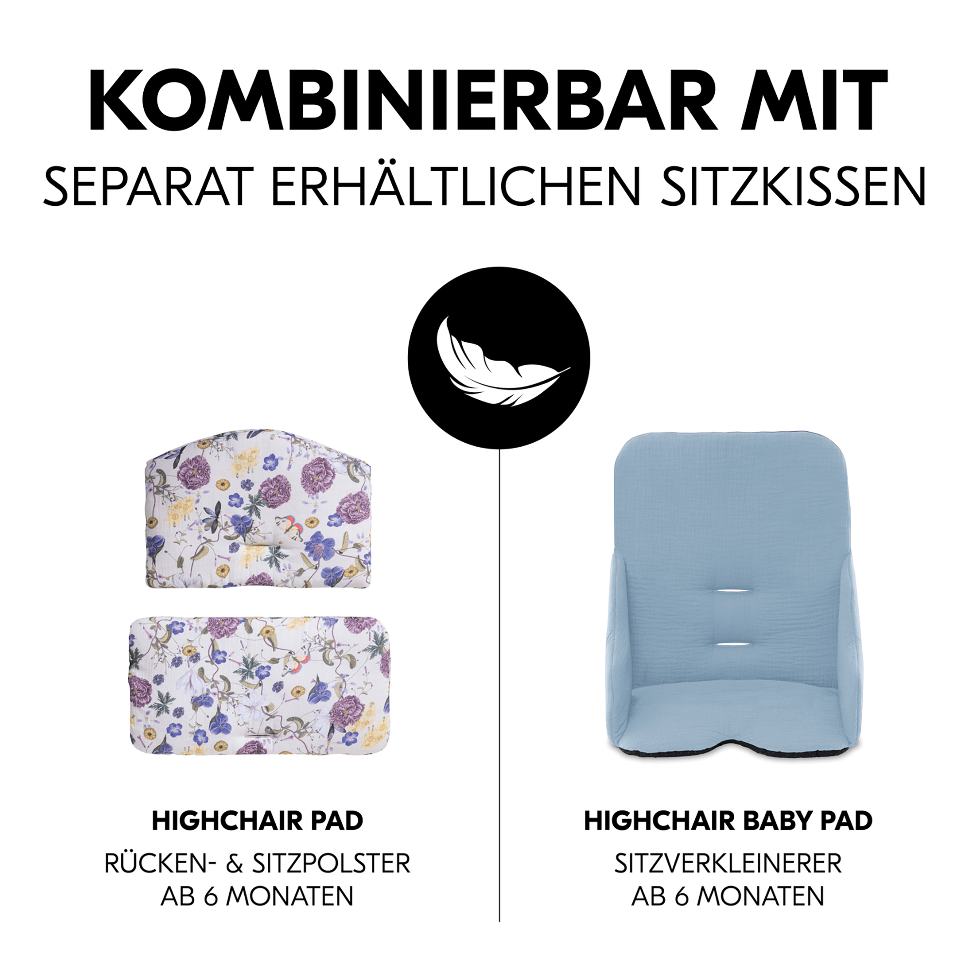 Hochstuhl Zubehör, hauck, Grau – Produktansicht