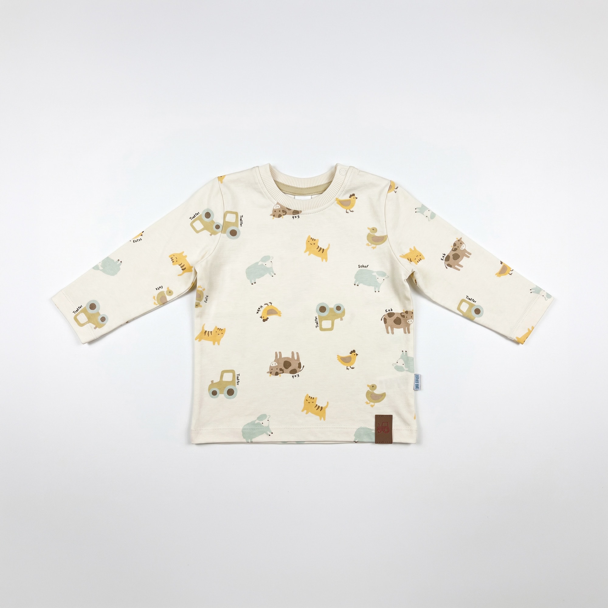 Langarmshirts, LITTLE ONE, Weiß – Produktansicht