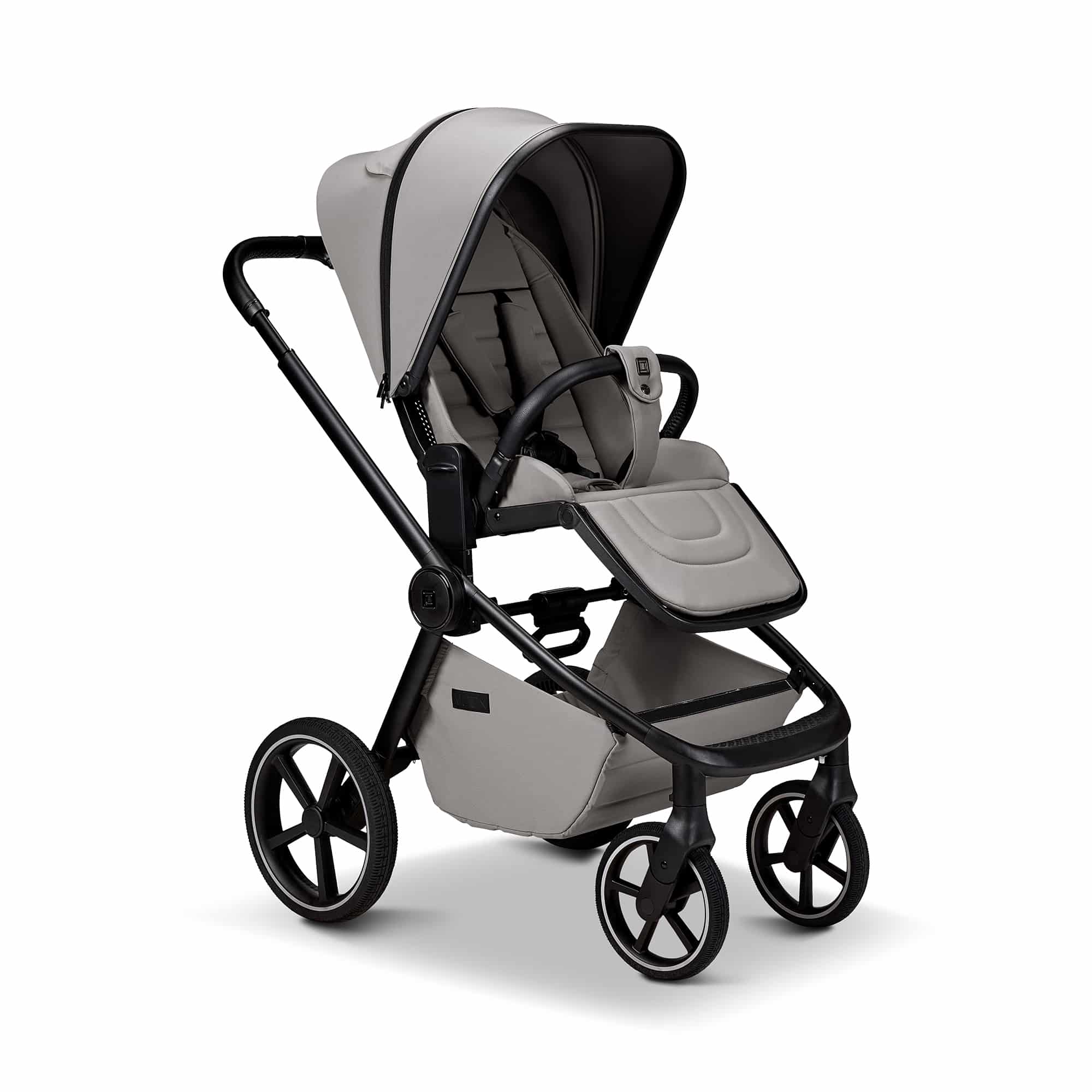 Kombi-Kinderwagen, MOON, Grau – Produktansicht