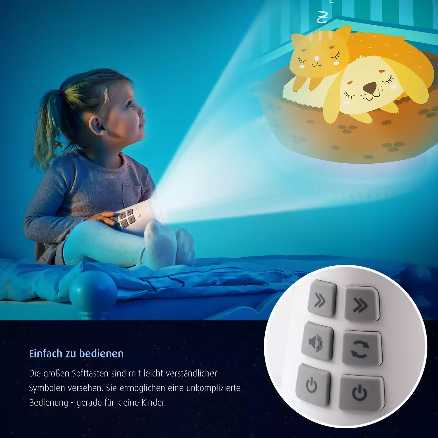 Nachtlichter, reer, Weiß – Produktansicht