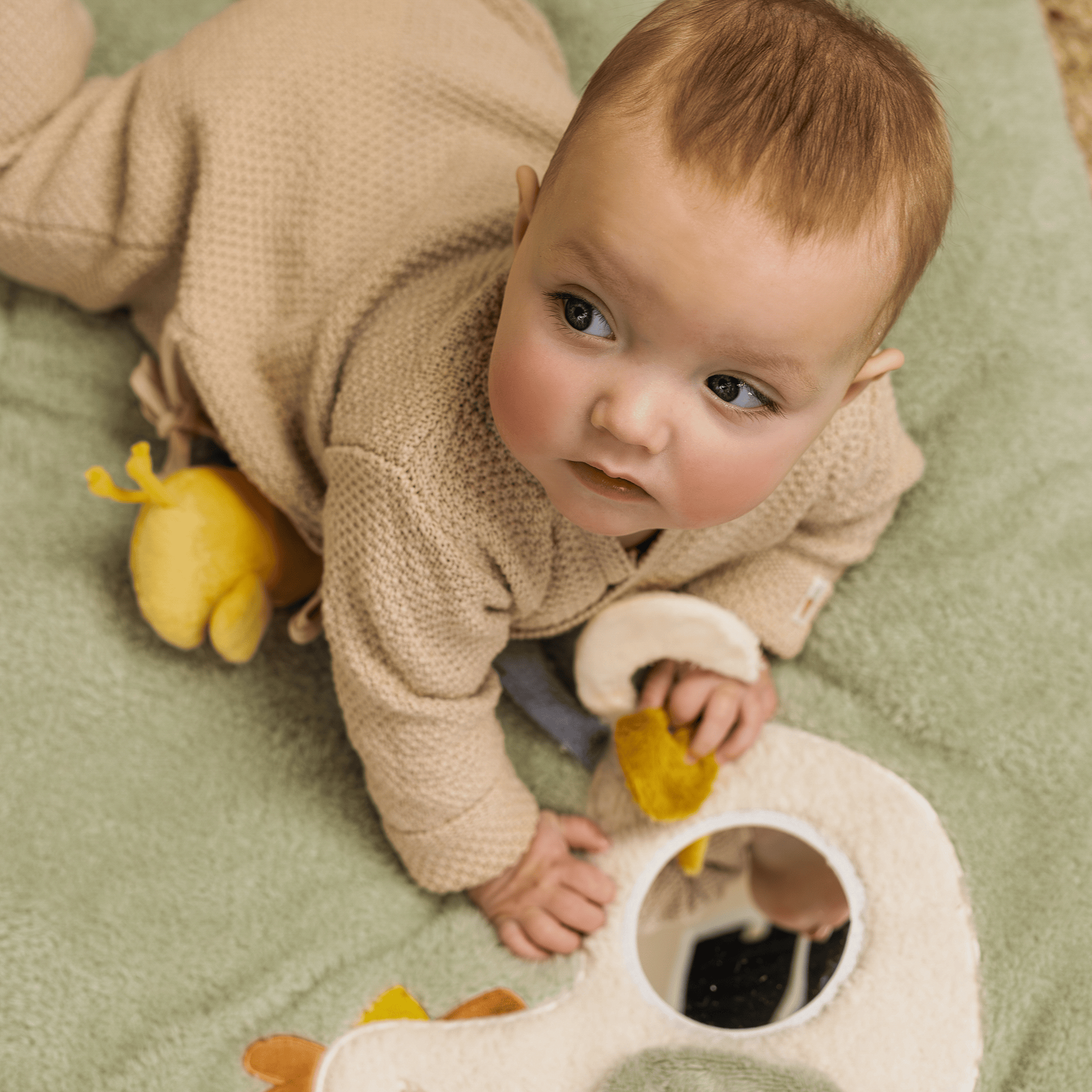 Krabbeldecken, LITTLE DUTCH, Grün – Produktansicht