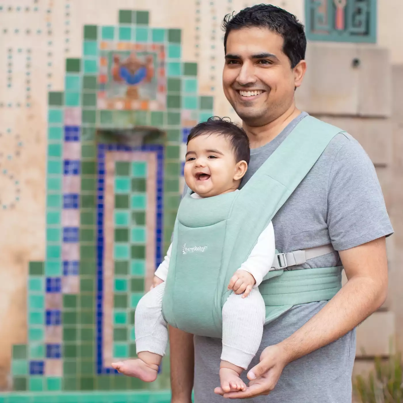 Fullbuckle Tragen, ERGObaby, Grün – Produktansicht