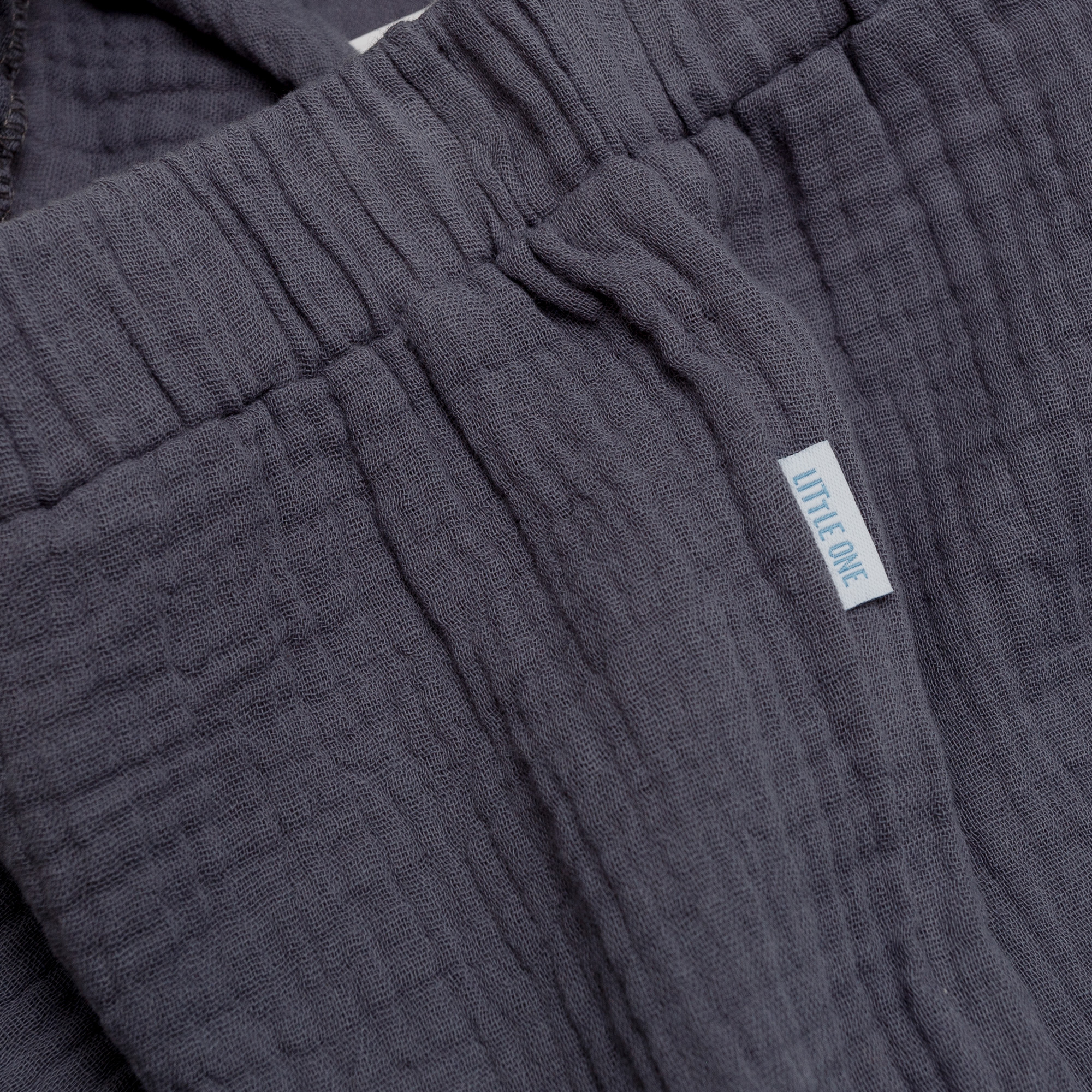 Musselin Hosen, LITTLE ONE, Blau – Produktansicht