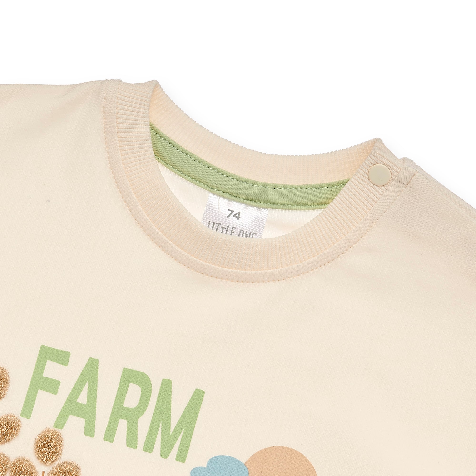 Kurzarmshirts, LITTLE ONE, Weiß – Produktansicht