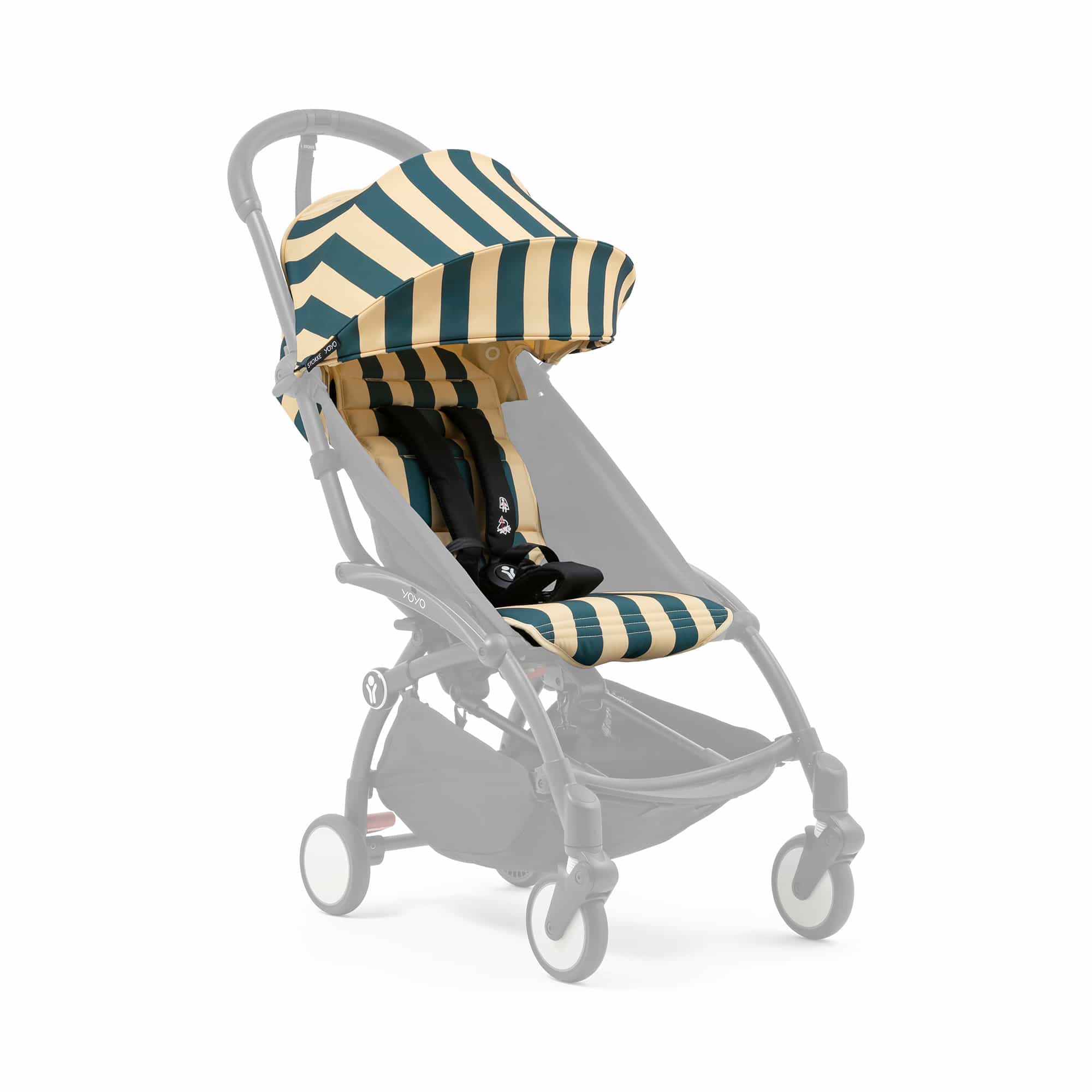 Sportsitze, STOKKE, Schwarz – Besonderheit: kompatibel mit dem YOYO³ Gestell
