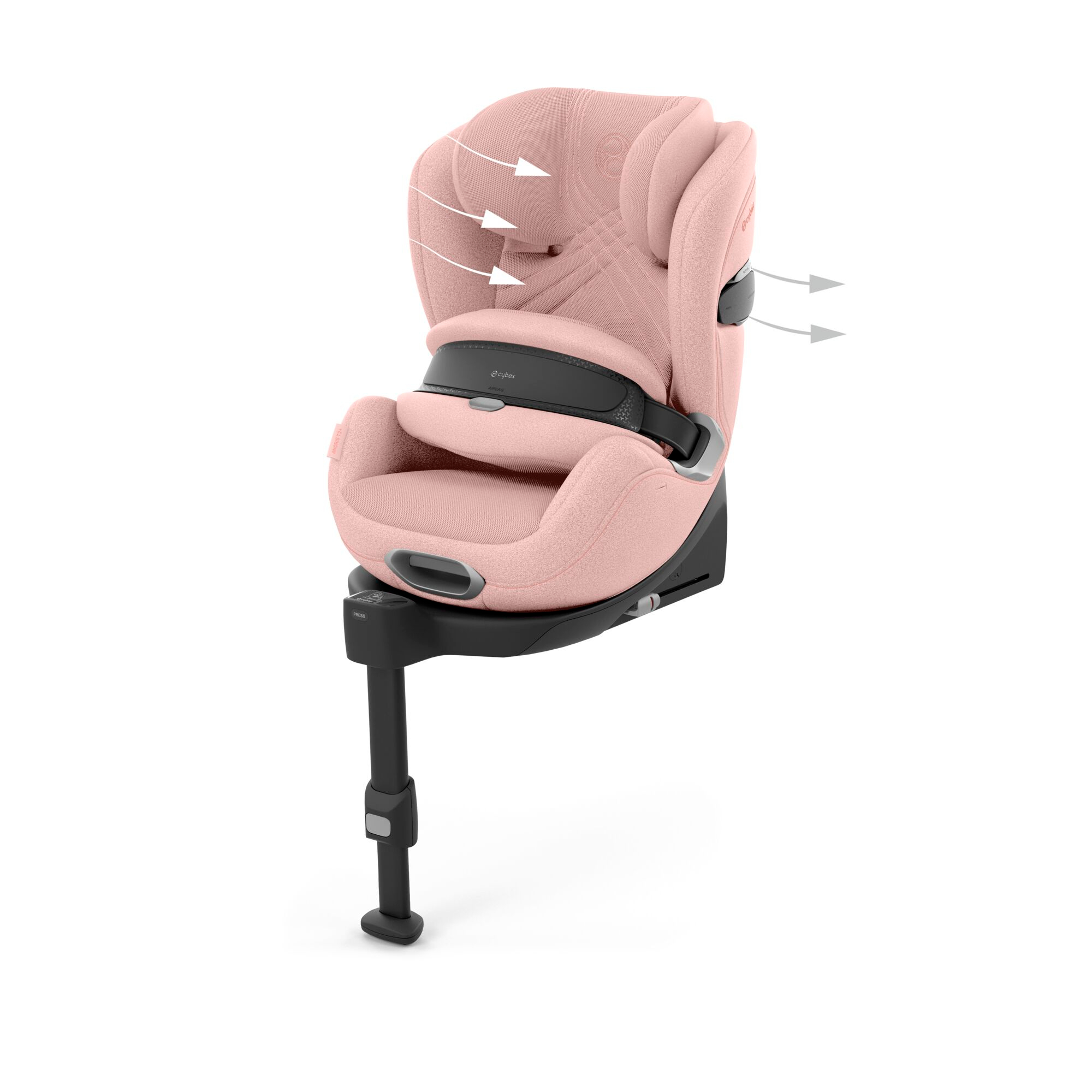 Kindersitze 9-18 kg, Gruppe 1, cybex PLATINUM, Pink – Produktansicht