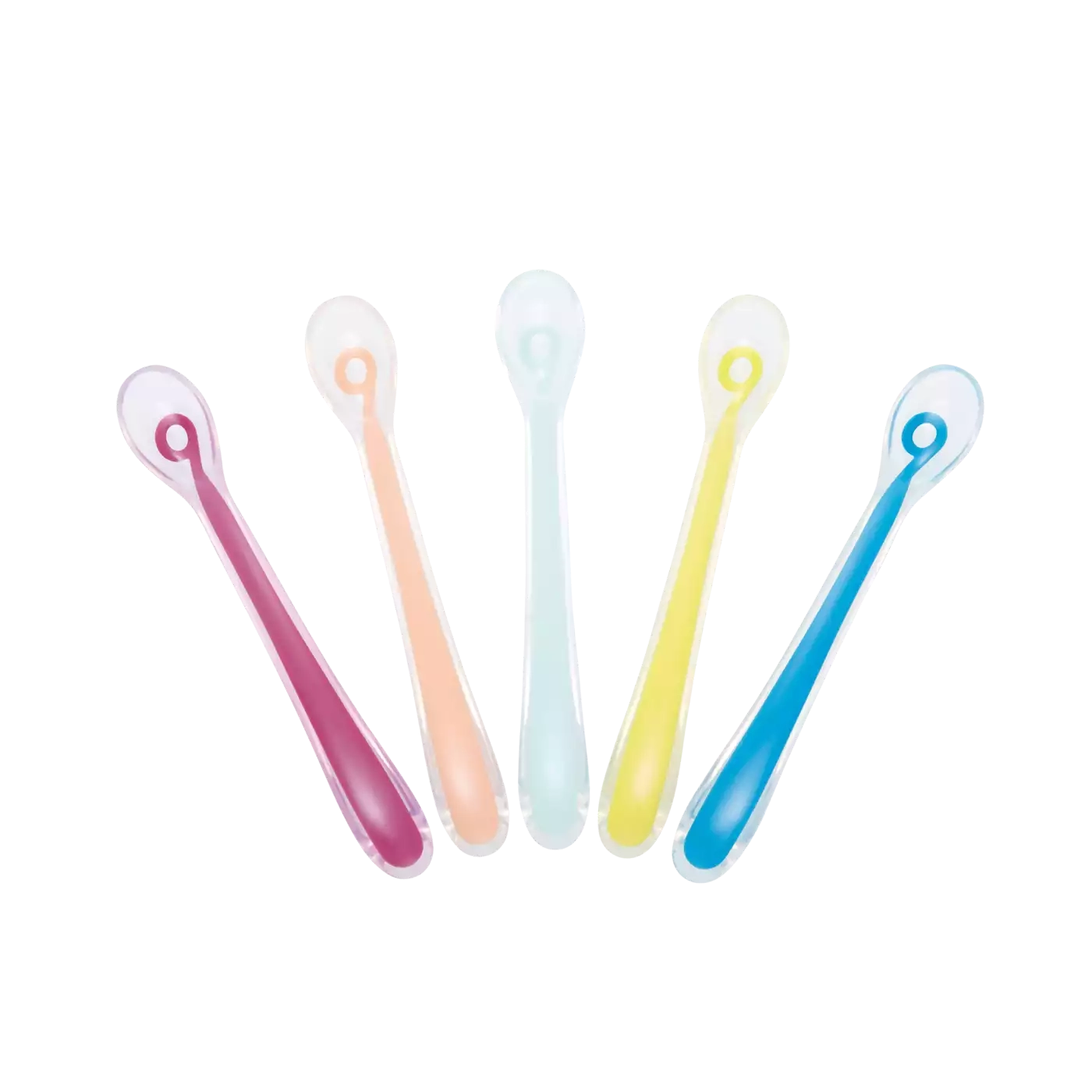 Besteck & Geschirr, babymoov, Mehrfarbig – Besonderheit: 5er Set in verschiedenen Farben