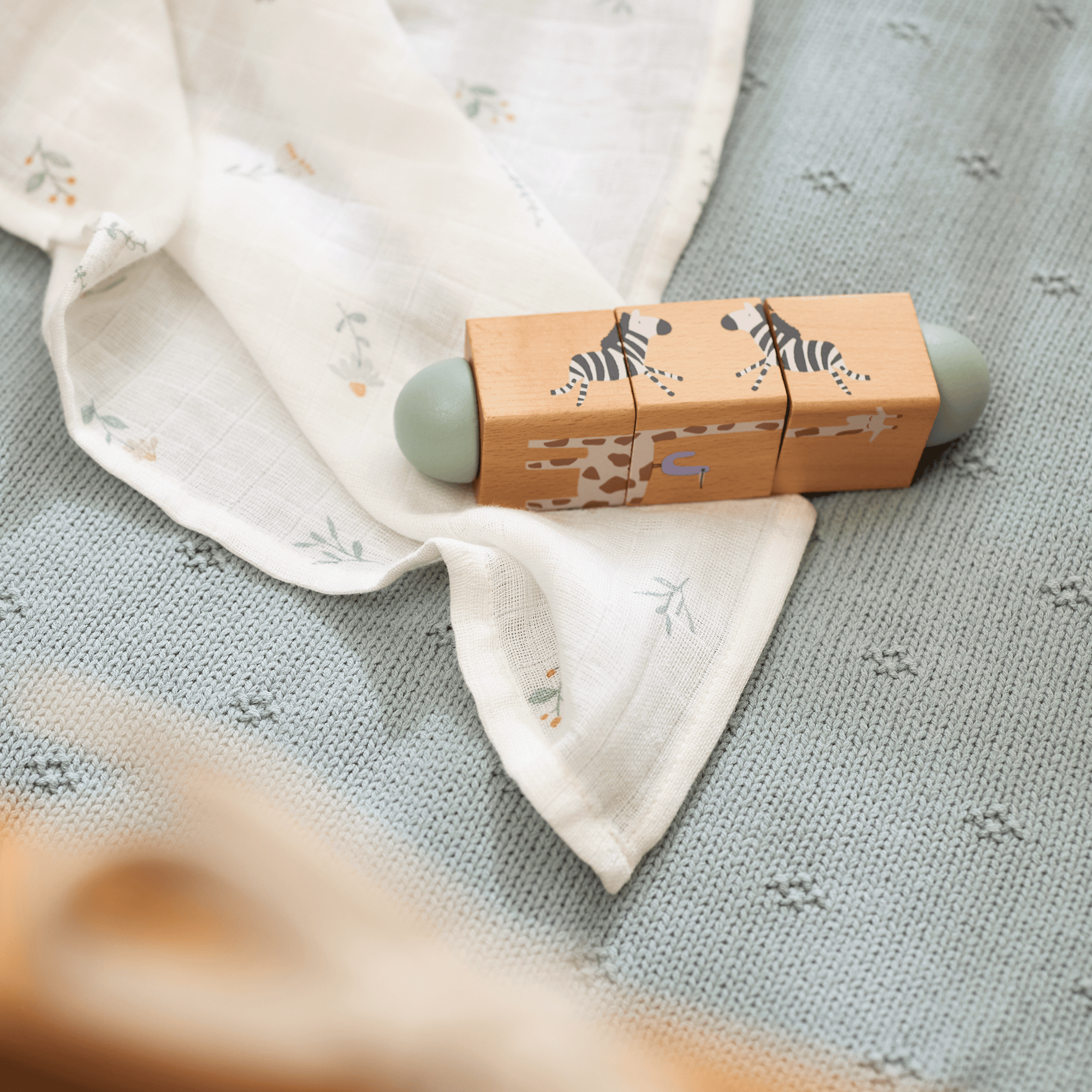 Holzpuzzle, jollein, Mehrfarbig – Besonderheit: übt die Feinmotorik, Geduld und Konzentration