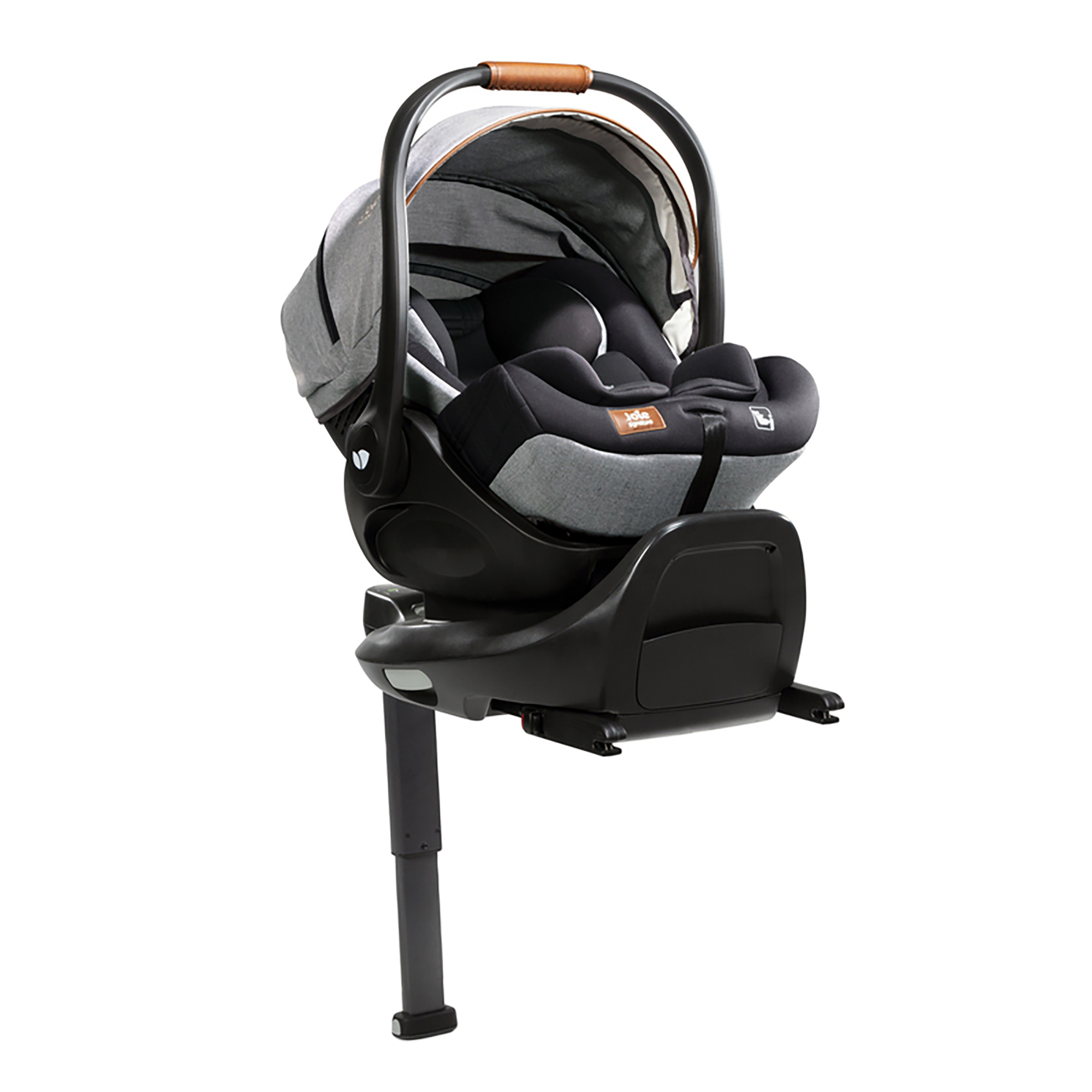 Babyschalen 0-13 kg, Gruppe 0+, Joie signature, Grau – Besonderheit: Set besteht aus Babyschale und Basisstation