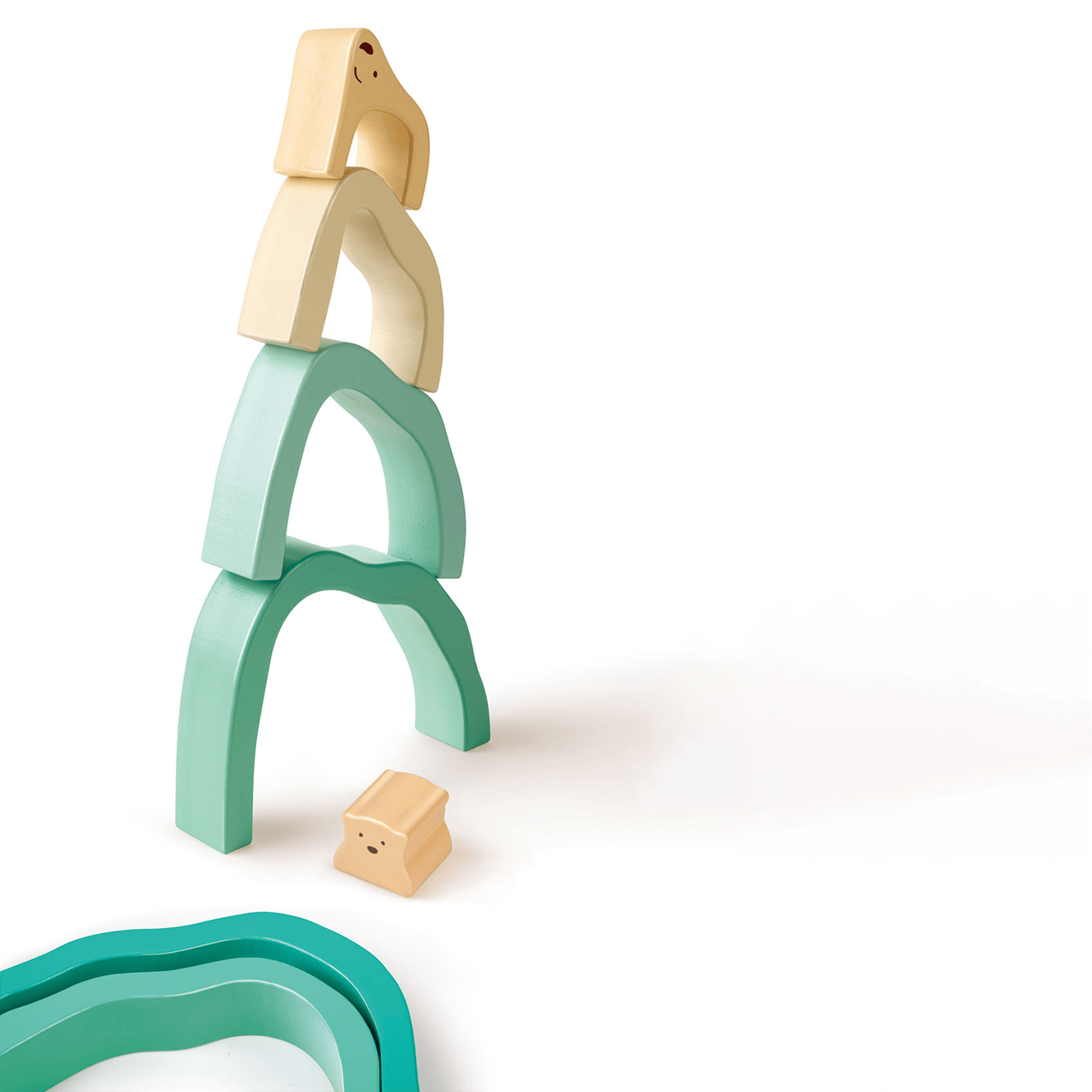 Stapeltürme, Hape, Grün – Produktansicht