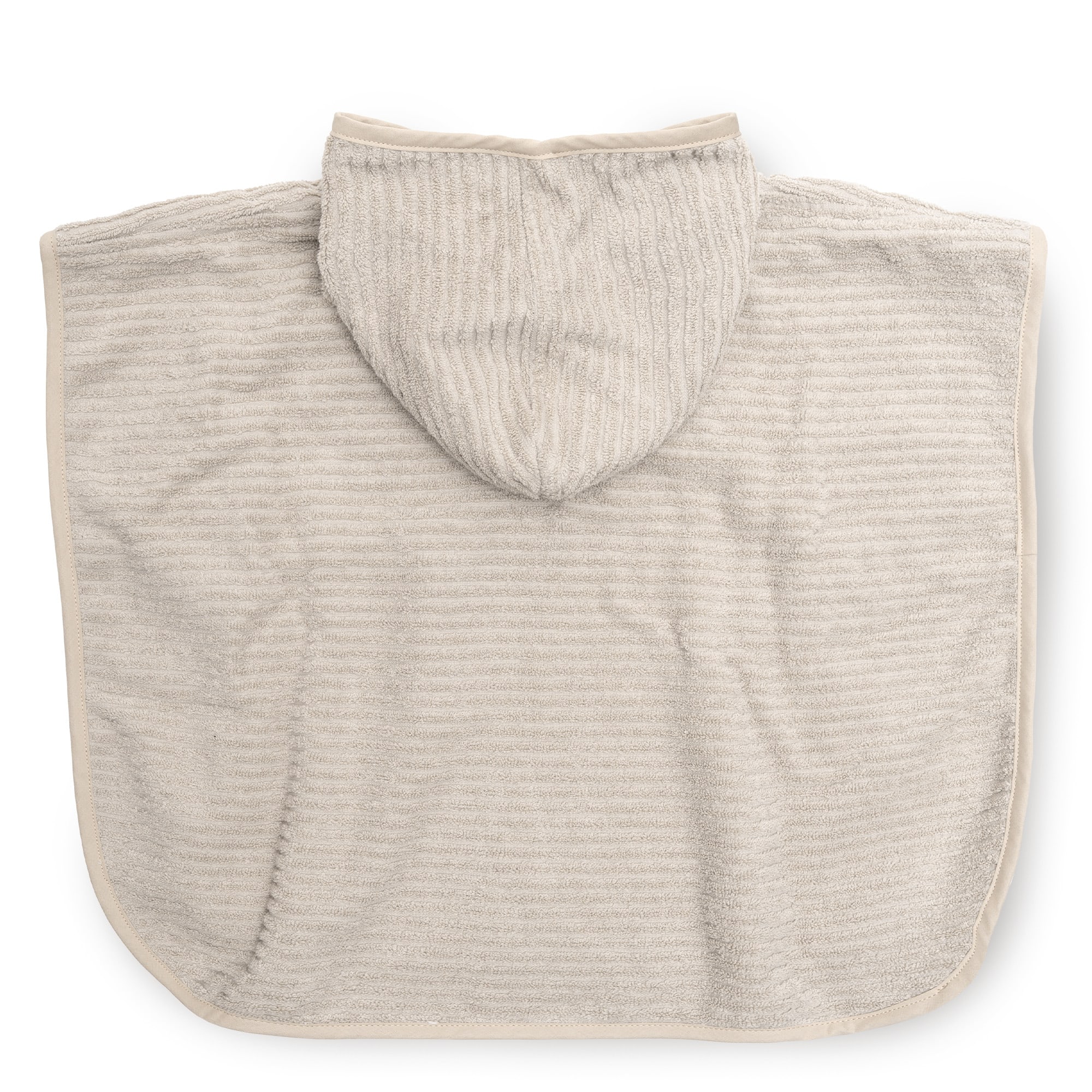 Badeponcho, Depotex, Beige – Besonderheit: aus 100% kuschelweicher Baumwolle