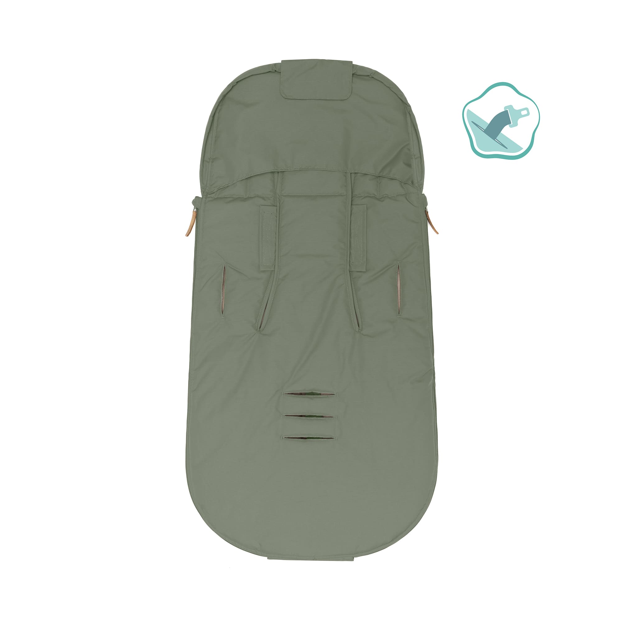 Sommerfußsäcke, LITTLE ONE, Grün – Produktansicht