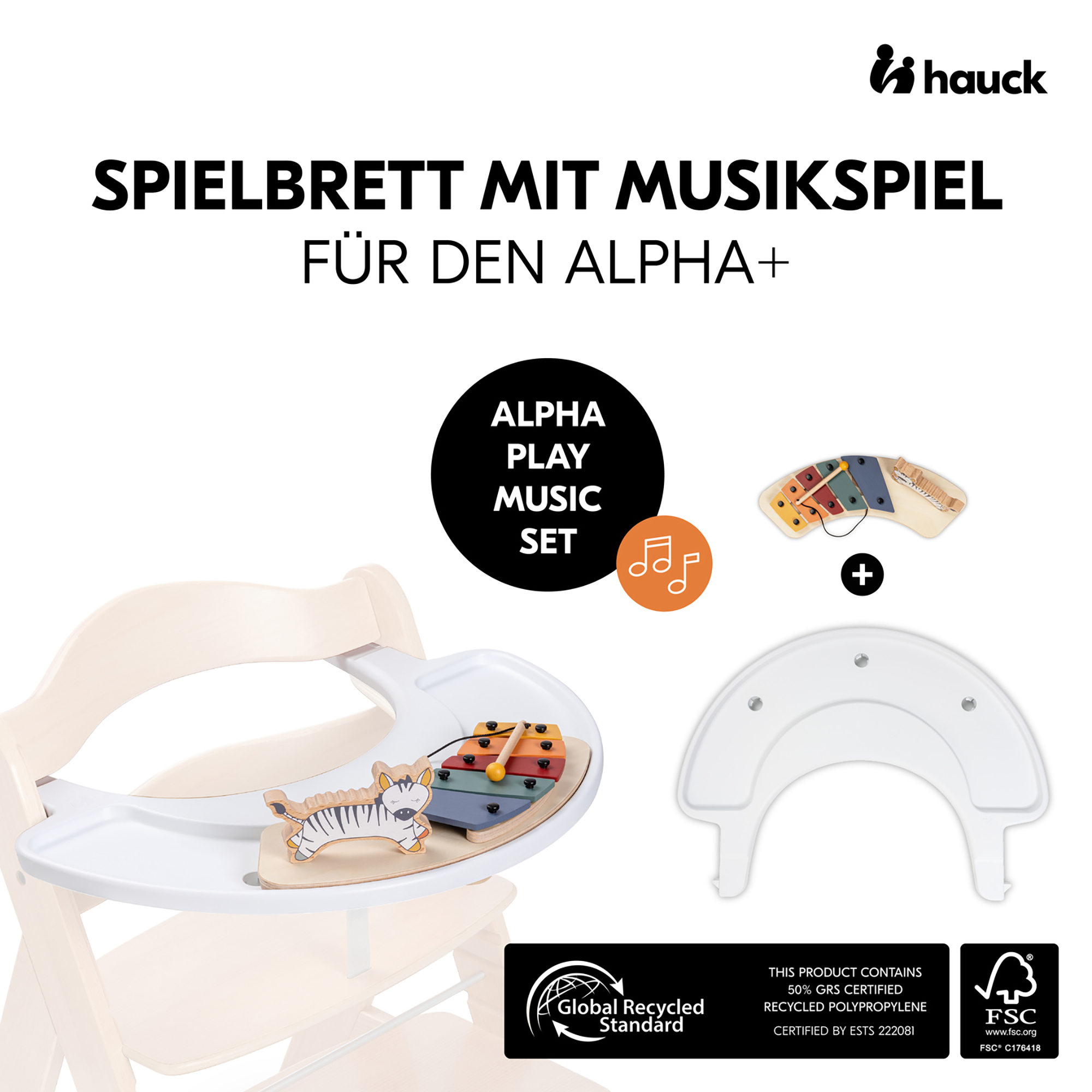 Hochstuhl Zubehör, hauck, Mehrfarbig – Produktansicht
