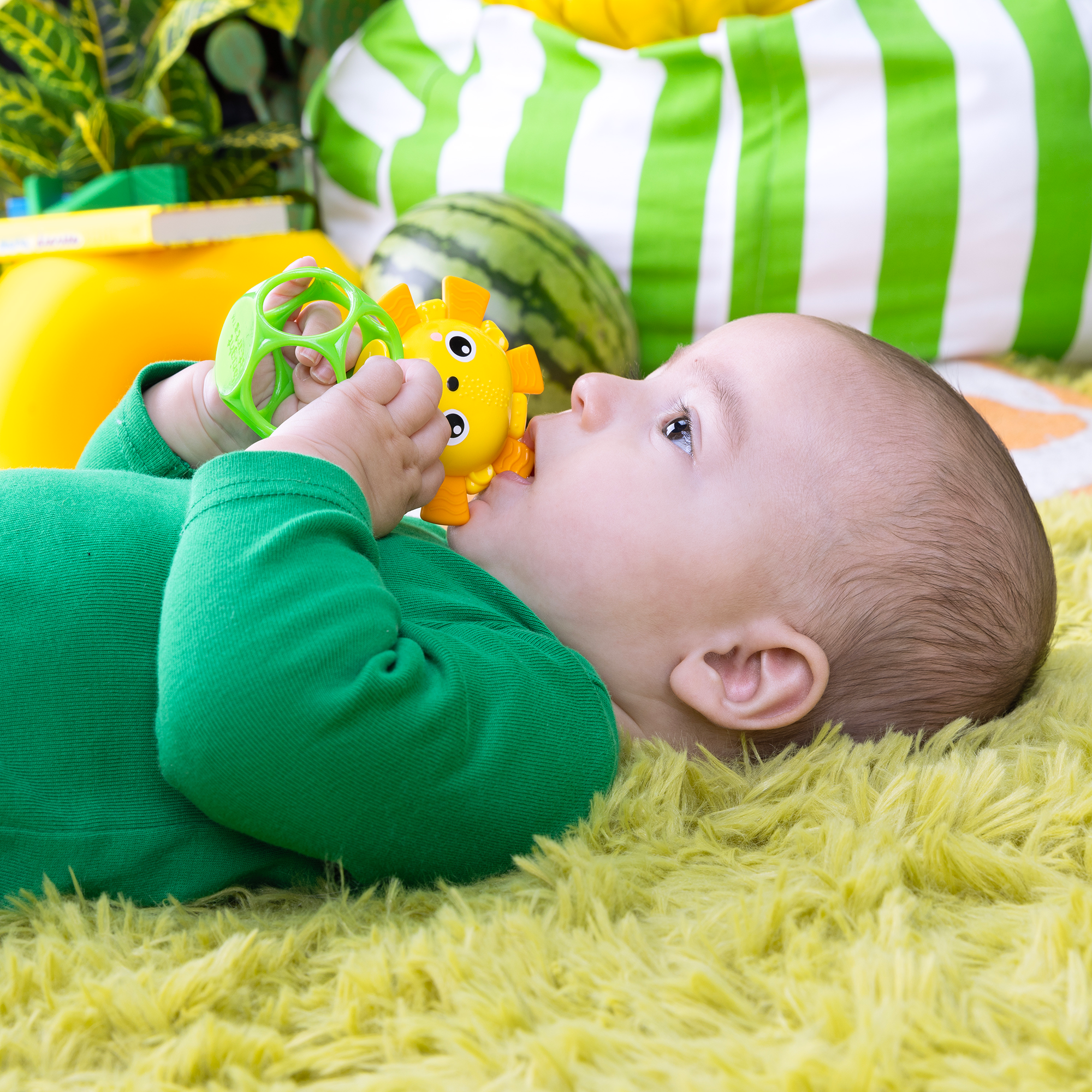 Rasseln & Greiflinge, BrightStarts, Mehrfarbig – Produktansicht