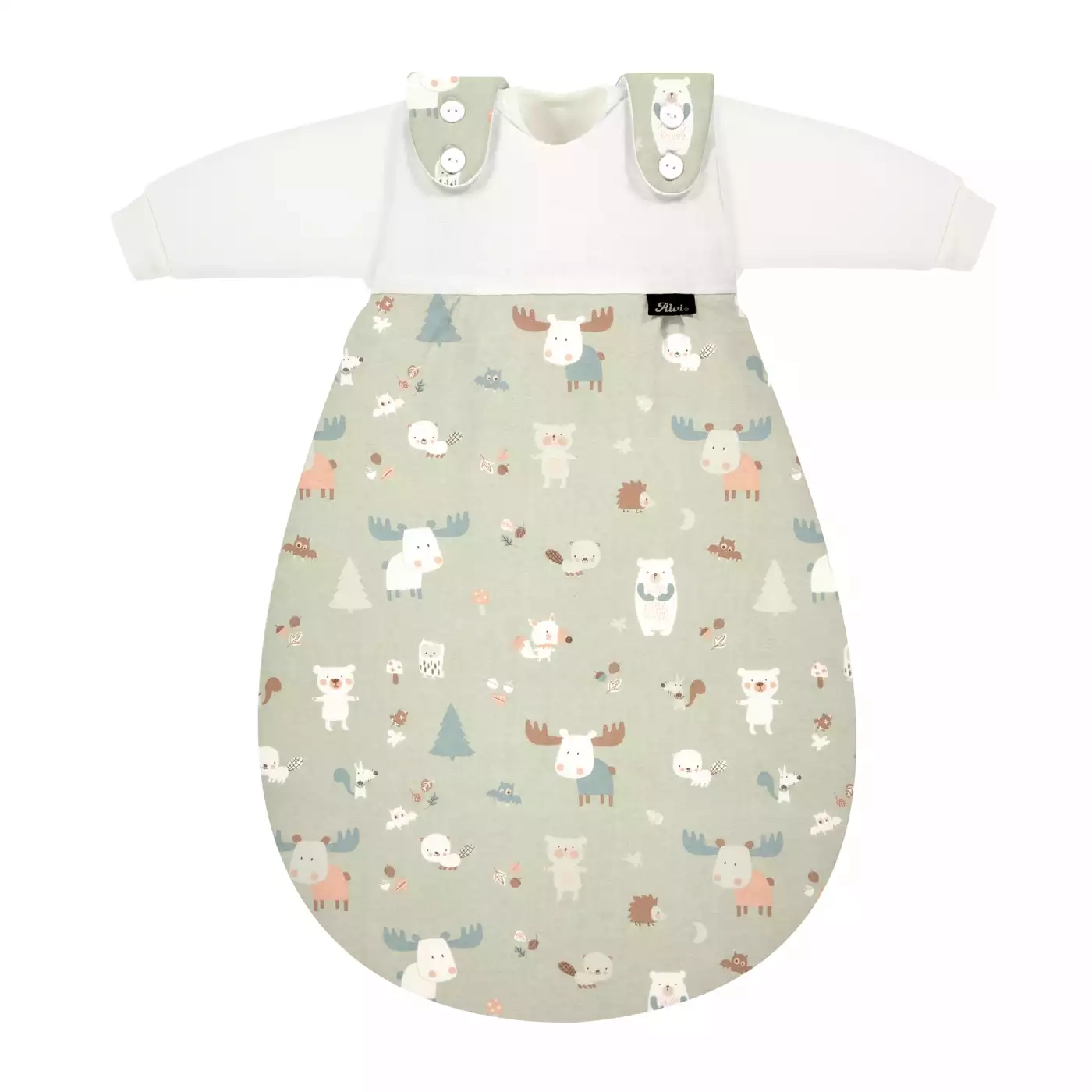 Ganzjahresschlafsäcke, Alvi, Grün – Produktansicht