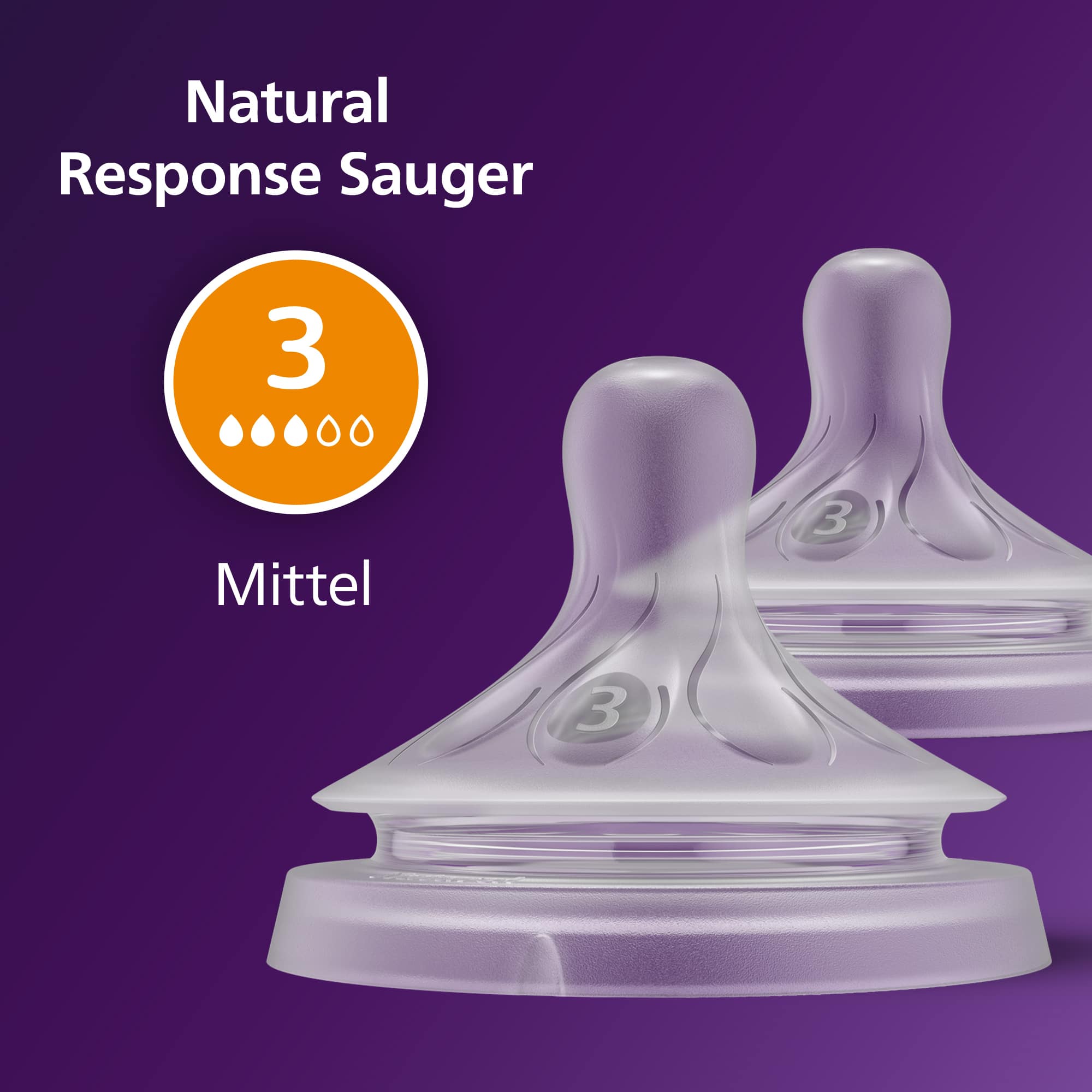 Trinksauger, PHILIPS AVENT, Transparent – Produktansicht