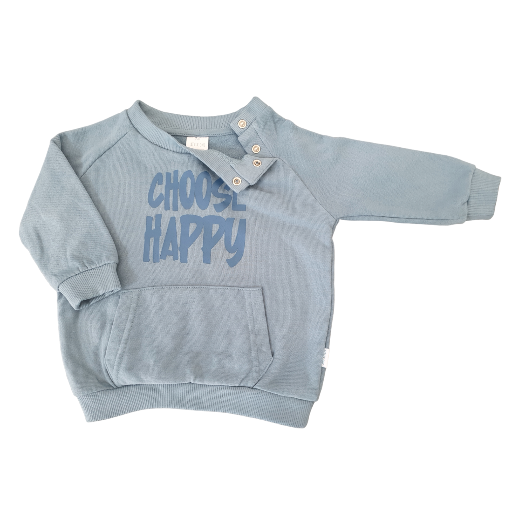 Sweatshirt Choose Happy LITTLE ONE Blau M2000585181208 2