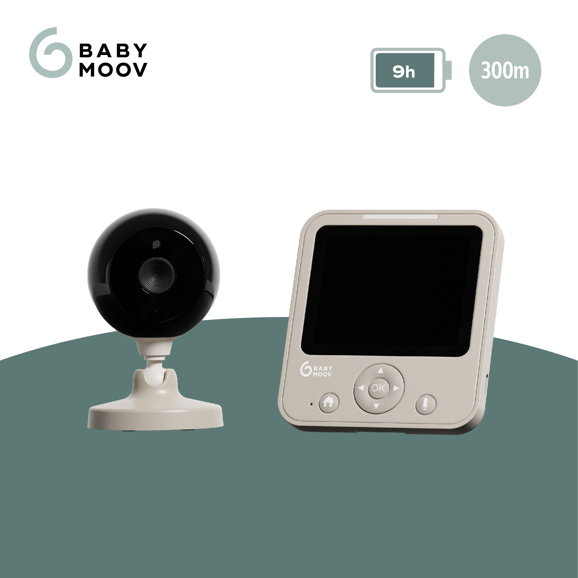 Video Babyphone, babymoov, Beige – Produktansicht