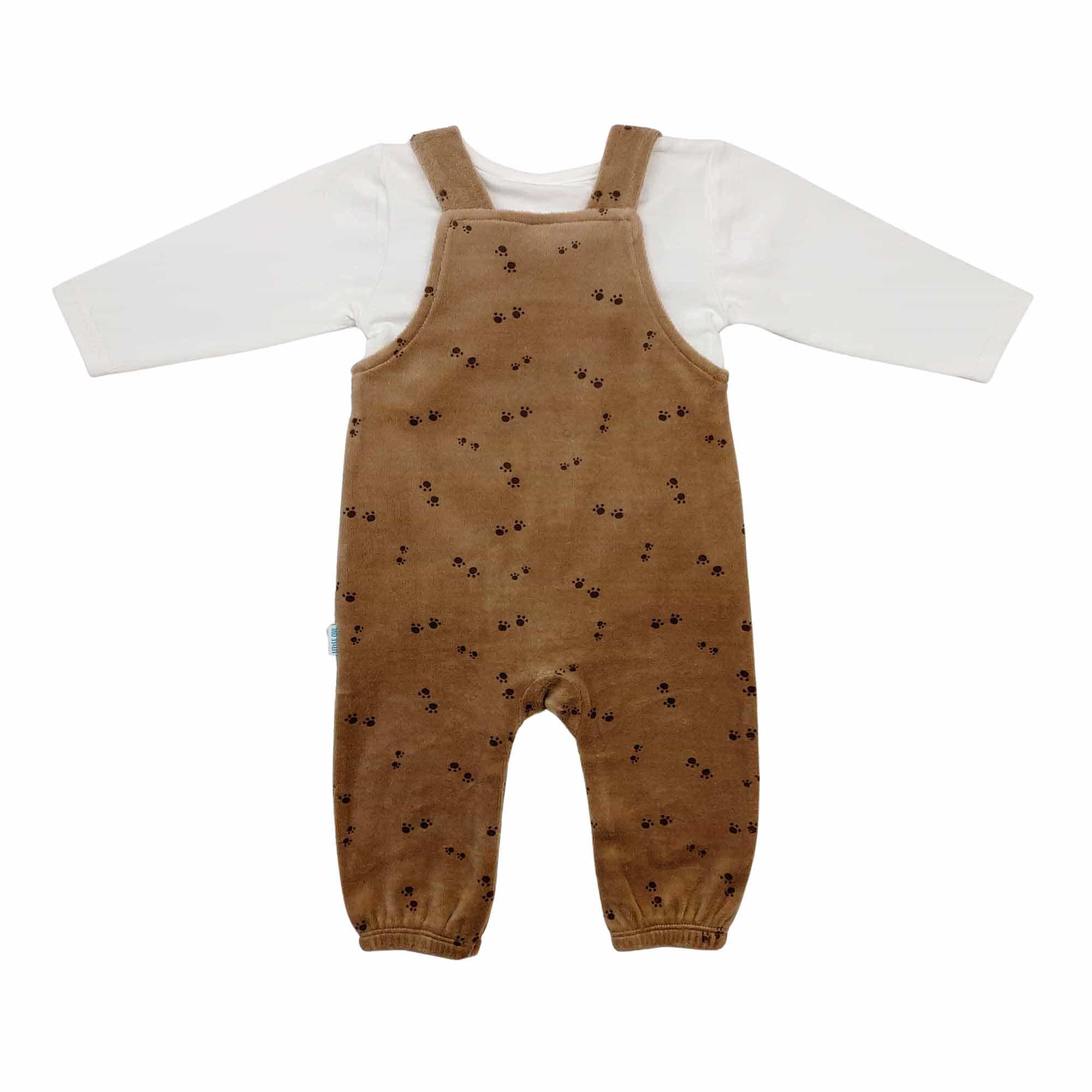 Strampler, LITTLE ONE, Braun – Produktansicht