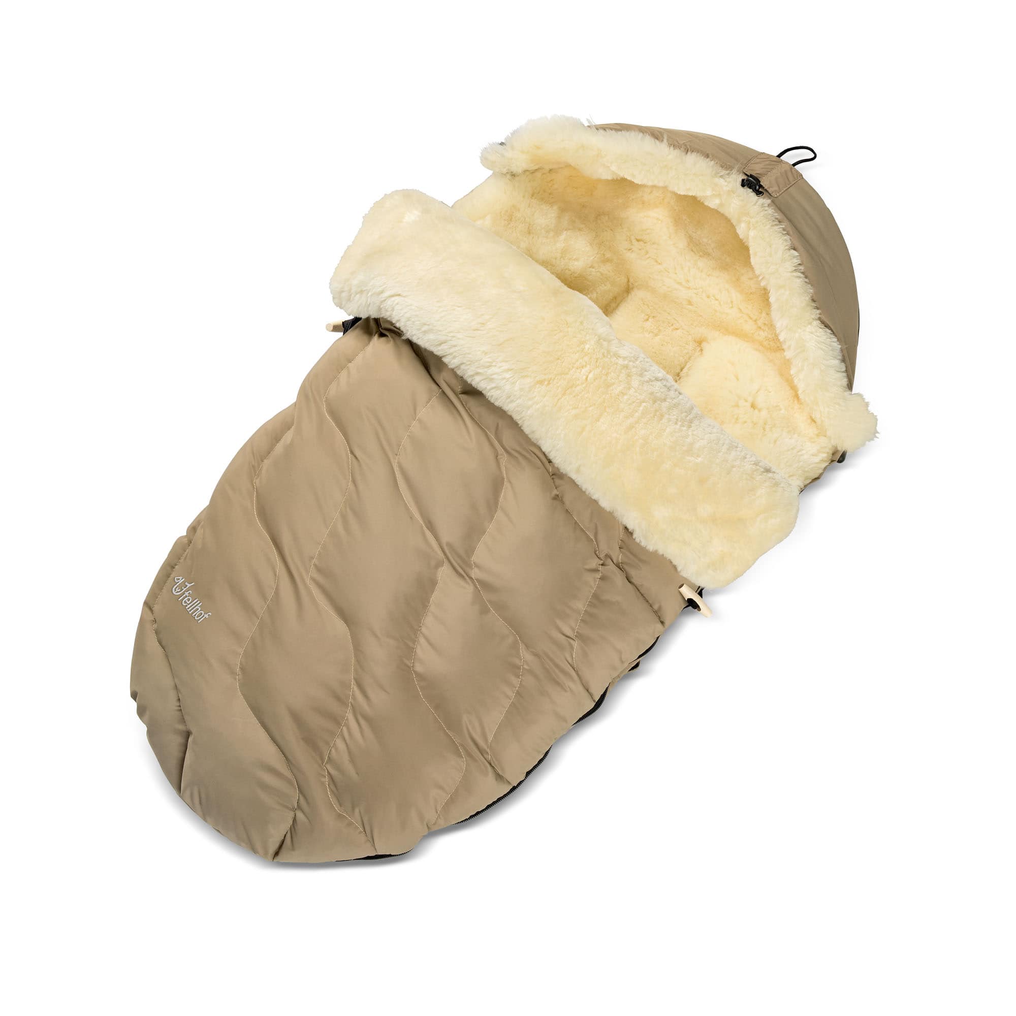 Fußsäcke & Decken, fellhof, Beige – Produktansicht