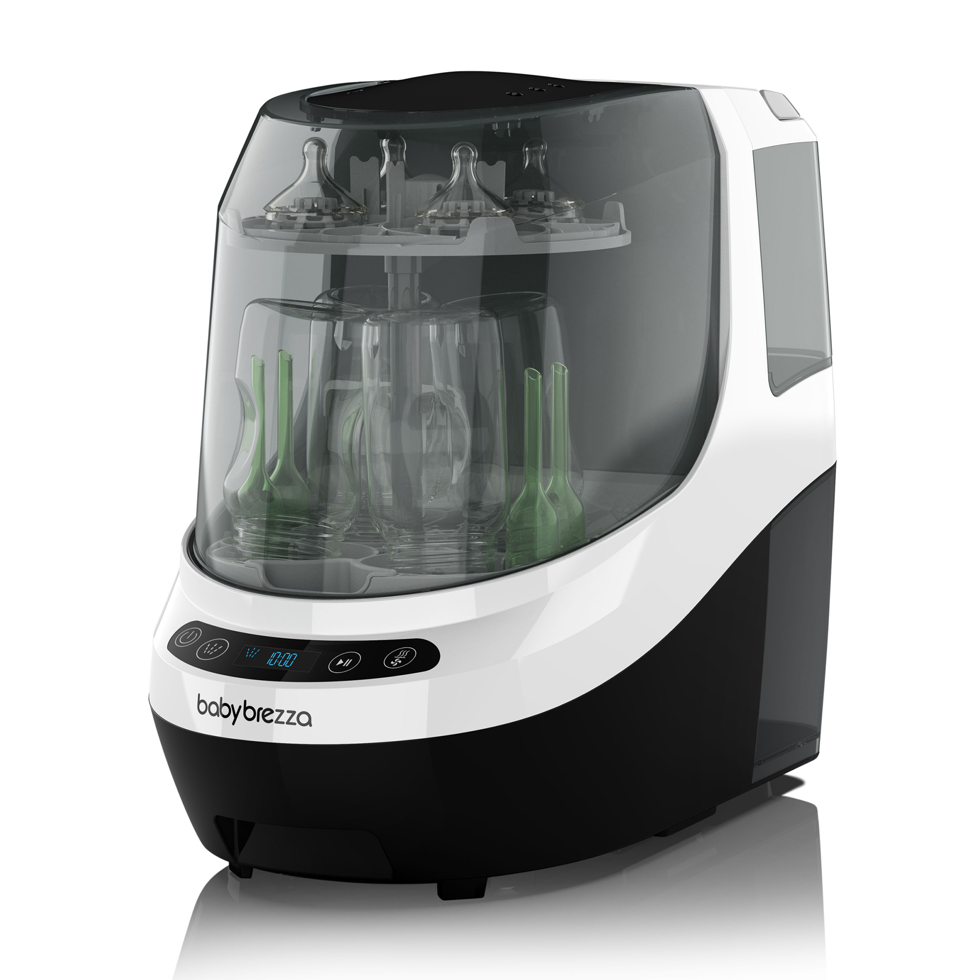 Vaporisatoren, babybrezza, Weiß – Besonderheit: vollautomatisiertes Waschen, Sterilisieren und Trocknen