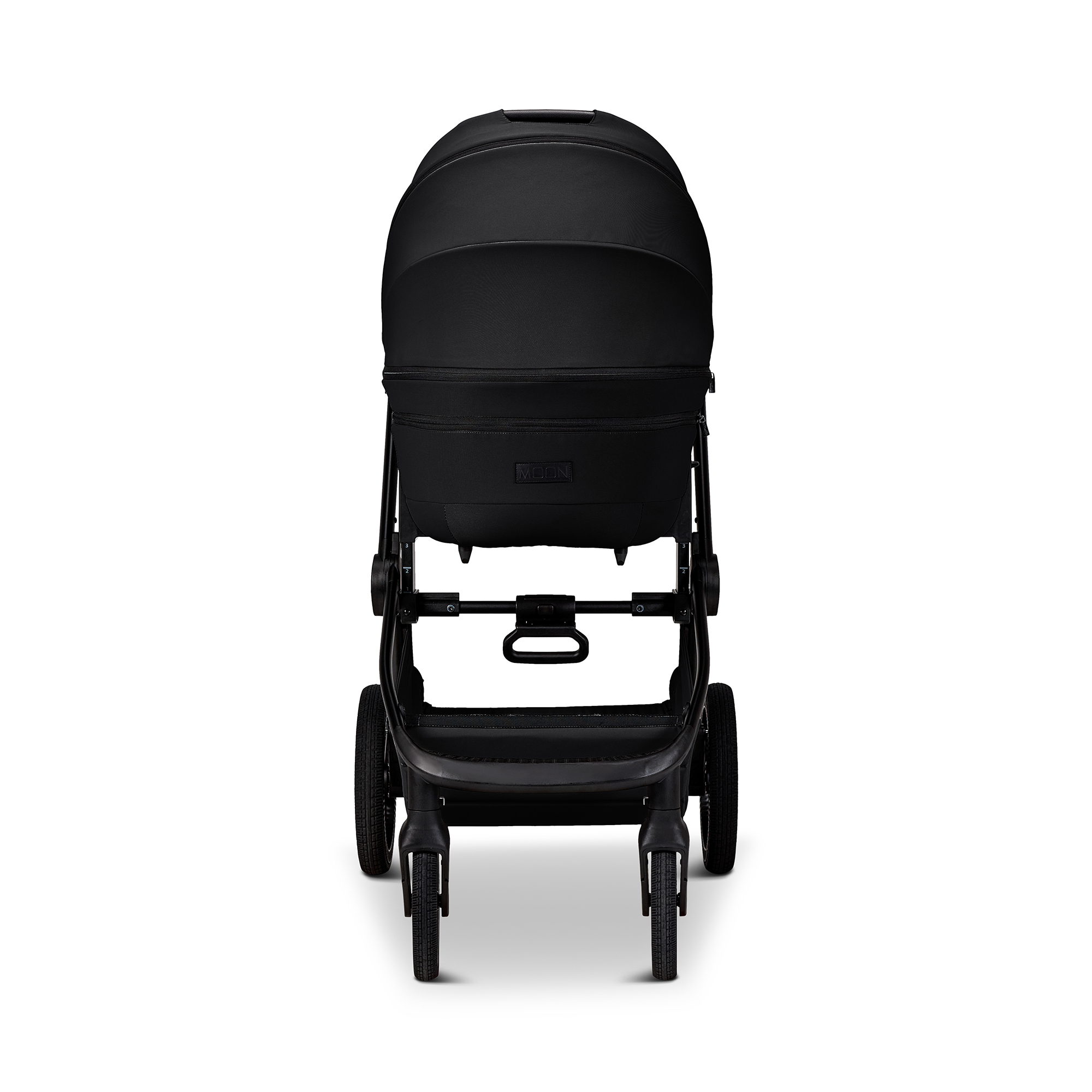 Kombi-Kinderwagen, MOON, Schwarz – Produktansicht