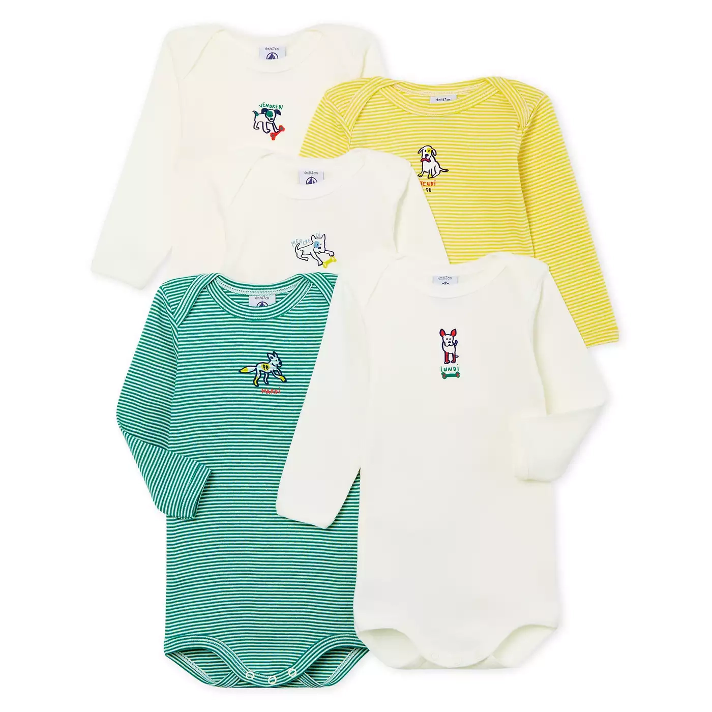 Langarmbodys, PETIT BATEAU – Produktansicht