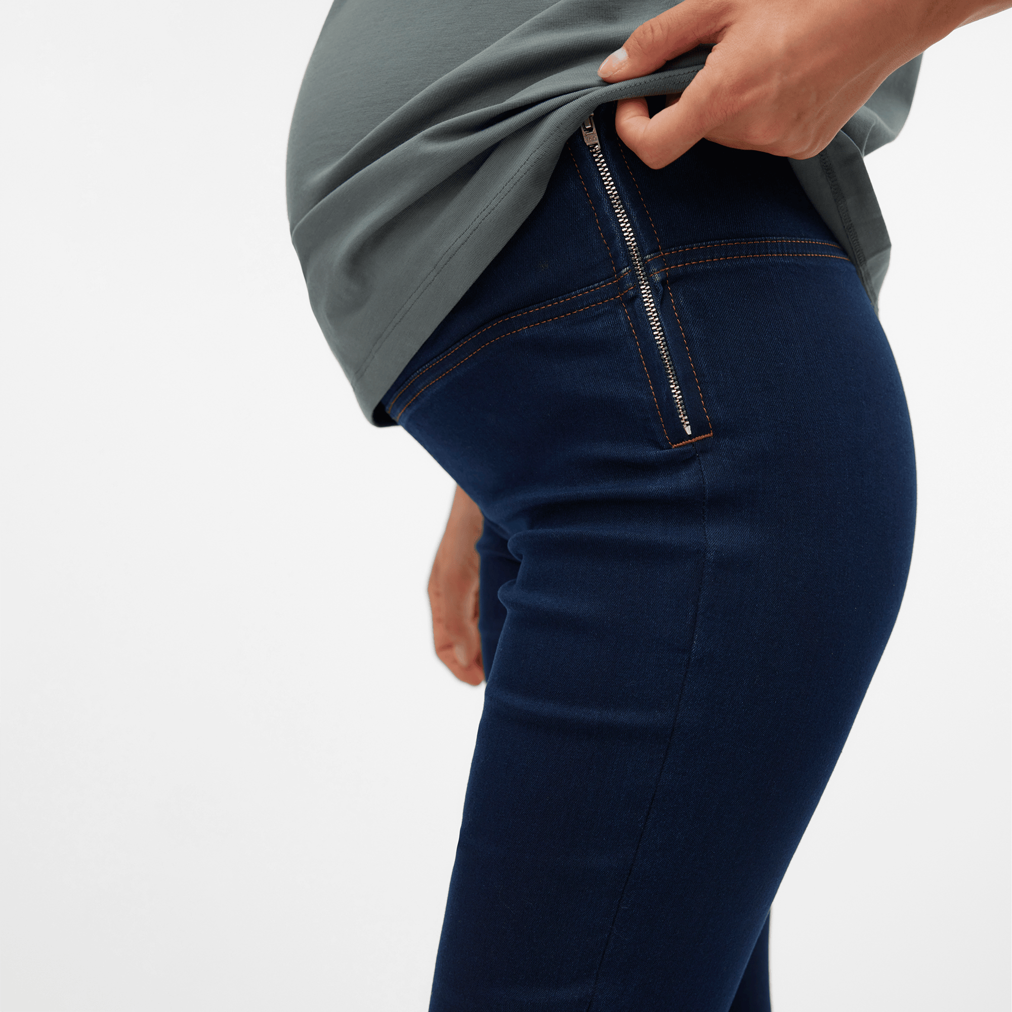 Umstandshosen, Mamalicious, Blau – Produktansicht