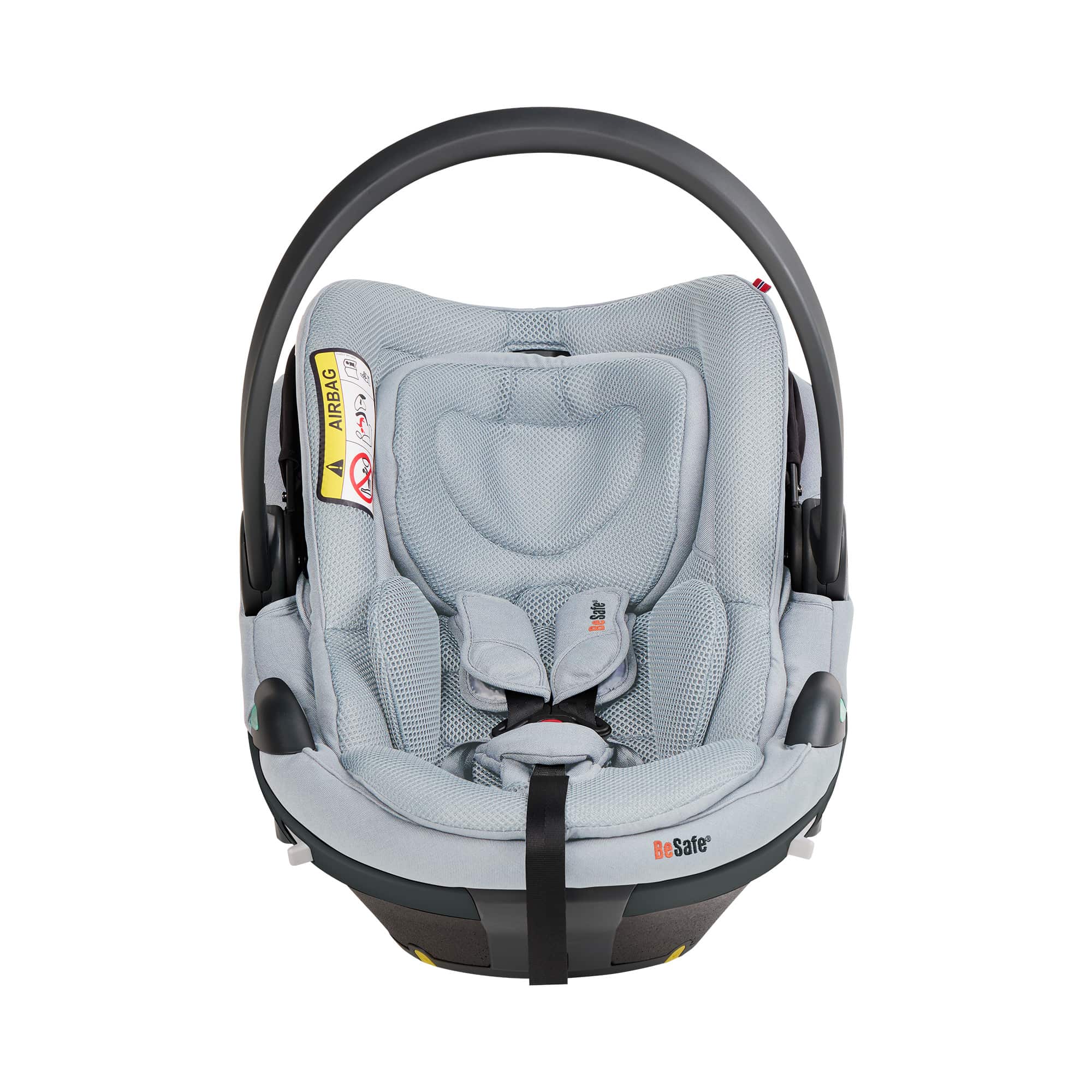 Babyschalen 0-13 kg, Gruppe 0+, BeSafe, Grau – Produktansicht