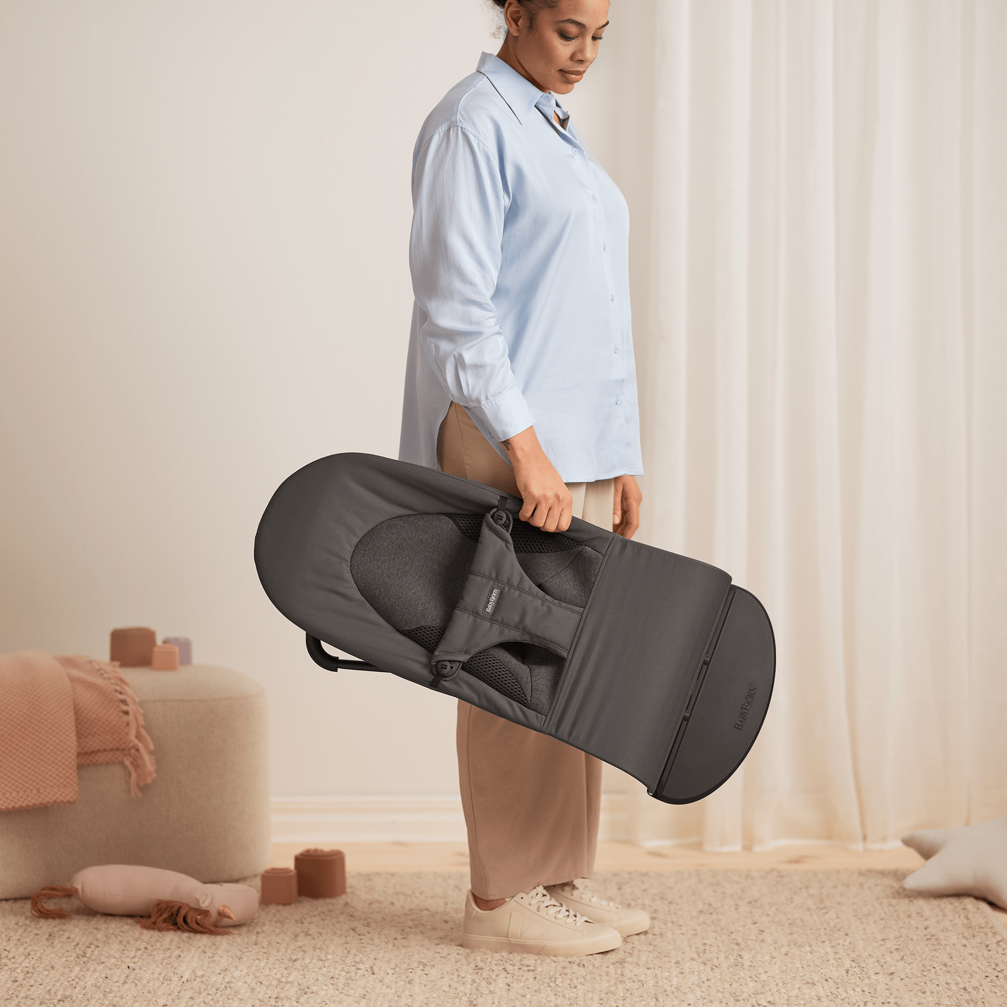 Wippen, BABYBJÖRN, Grau – Produktansicht