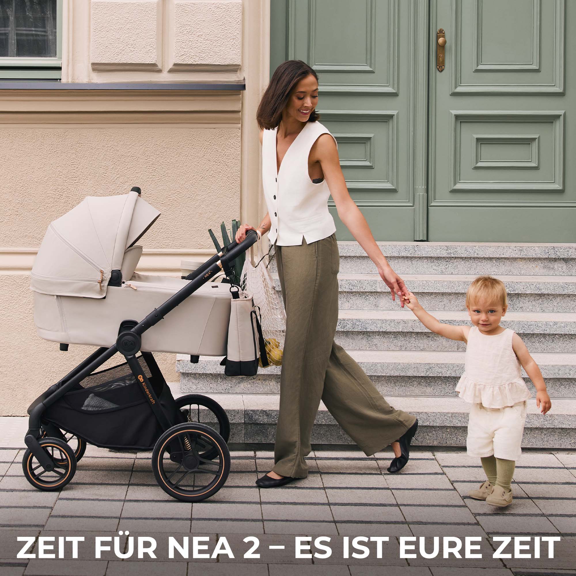 Kombi-Kinderwagen, Kinderkraft, Grau – Produktansicht