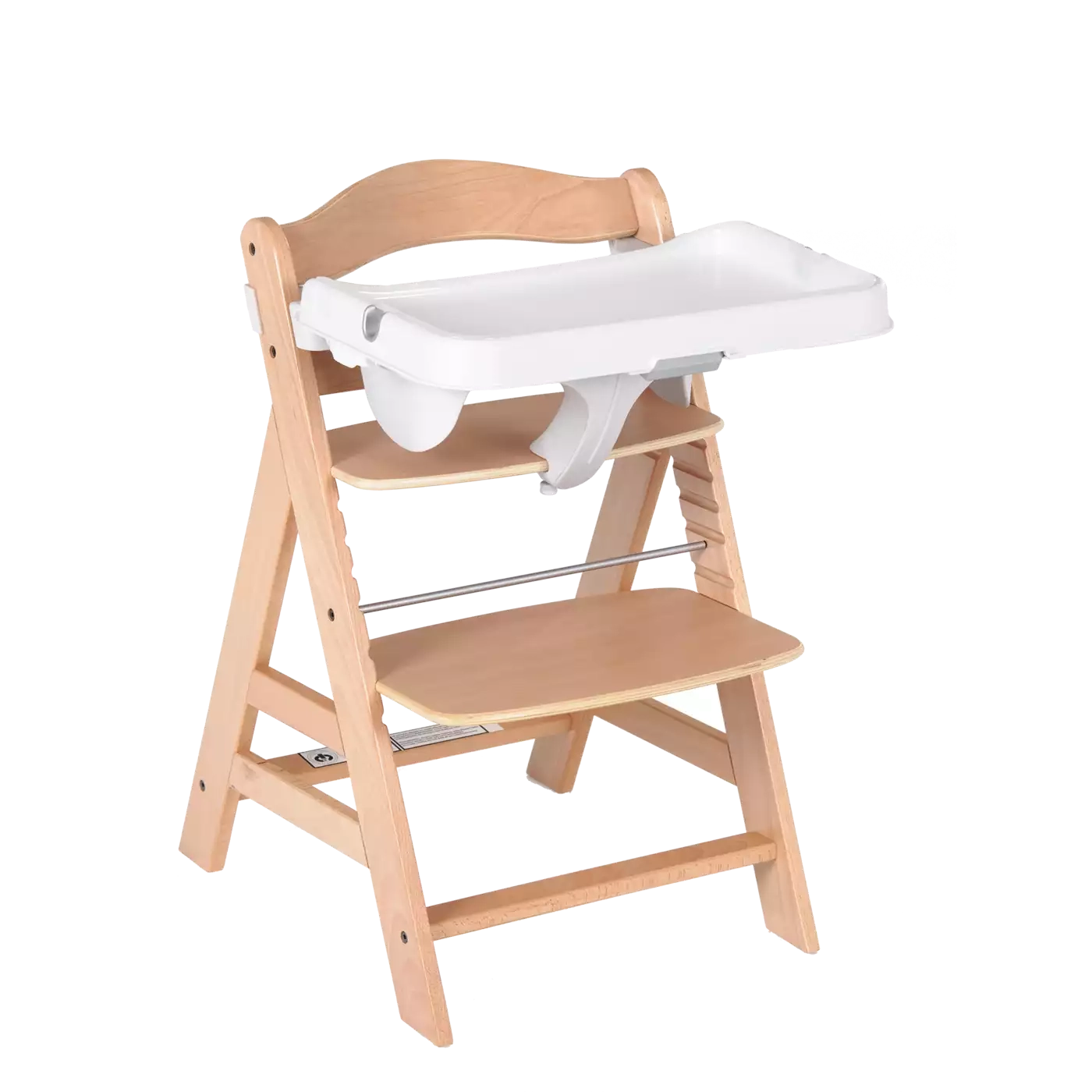 Treppenhochstühle, hauck, Weiß – Besonderheit: mit Durchrutsch-Schutz