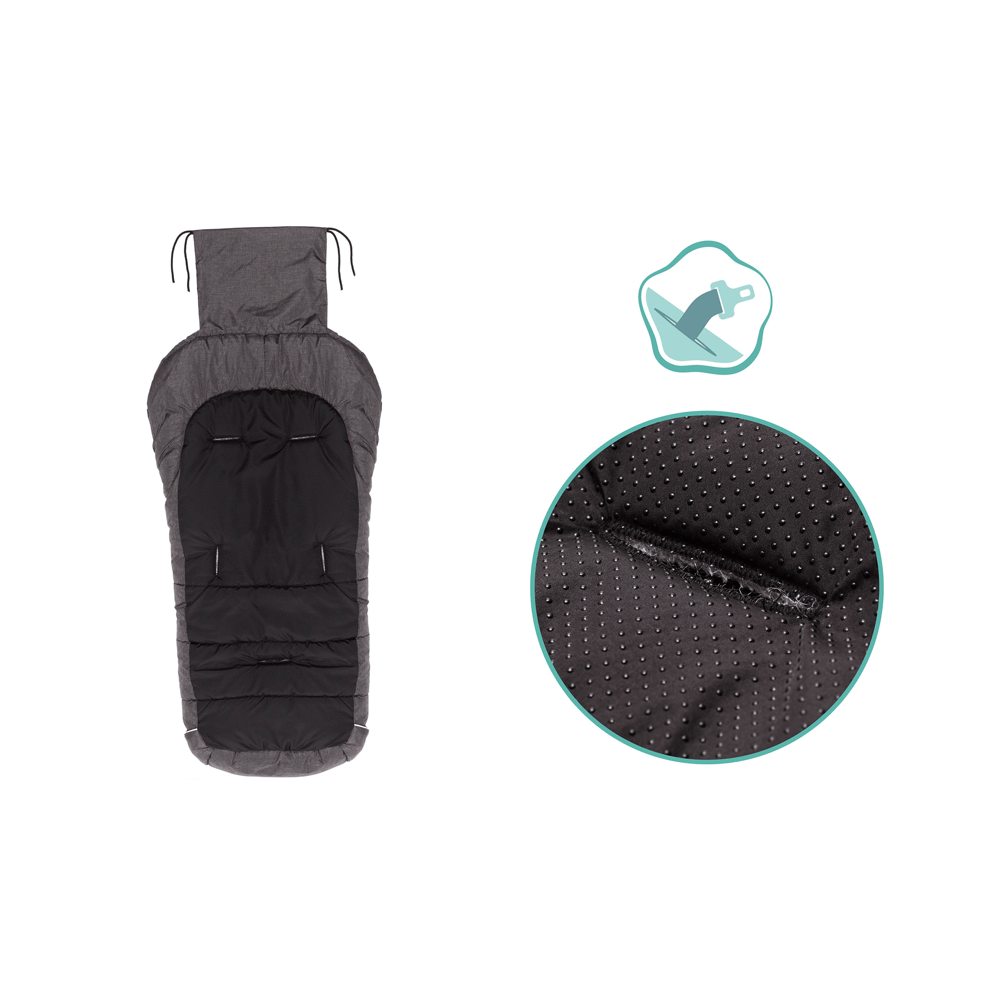 Fußsäcke & Decken, LITTLE ONE, Grau – Produktansicht