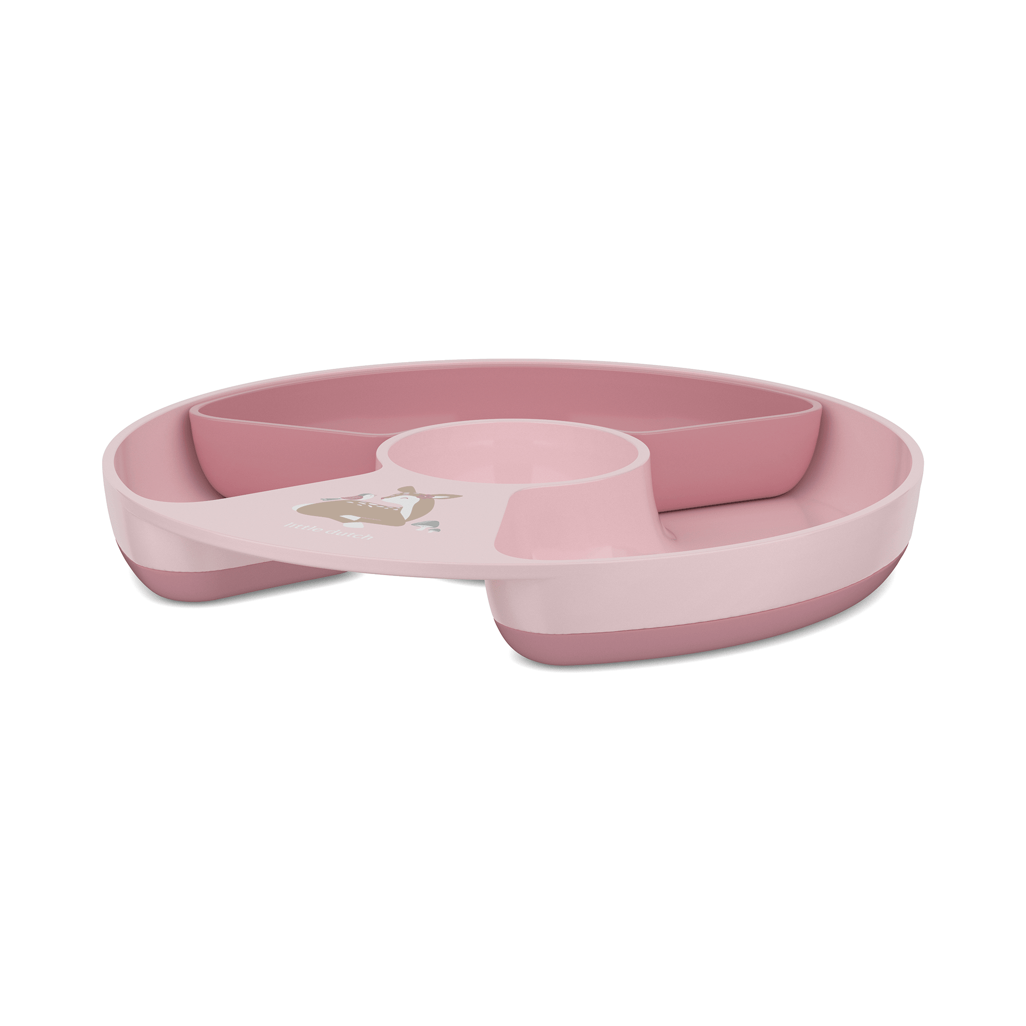 Kinderteller, MEPAL, Pink – Besonderheit: mit herausnehmbarem Einsatz