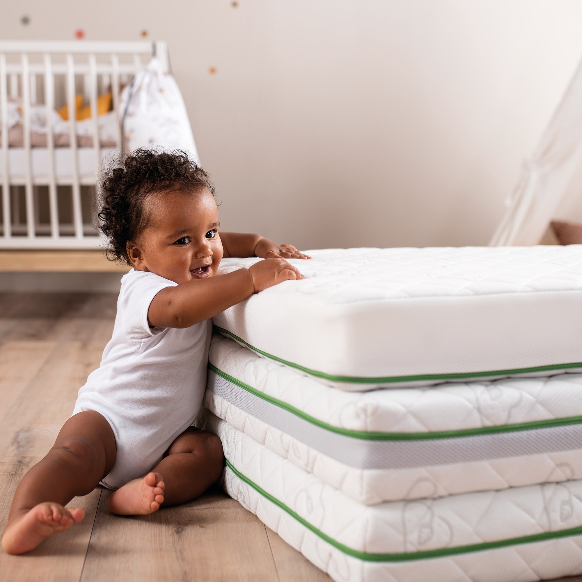 Matratzen 60 x 120 cm, LITTLE ONE, Weiß – Produktansicht