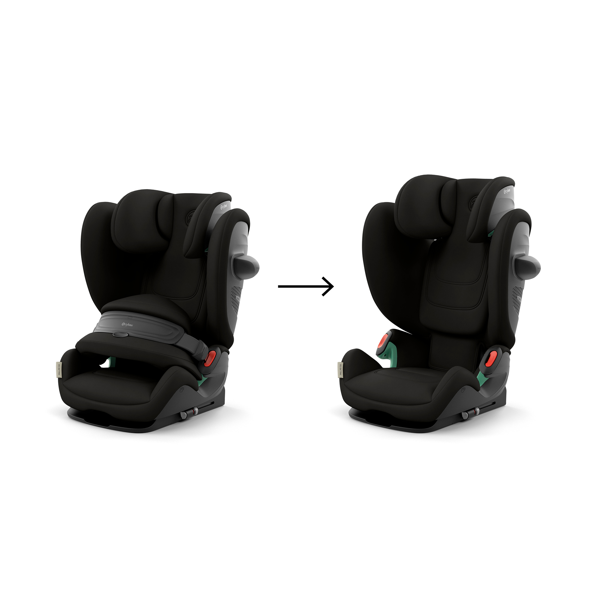 Kindersitze 9-36 kg, Gruppe 1/2/3, cybex, Schwarz – Produktansicht