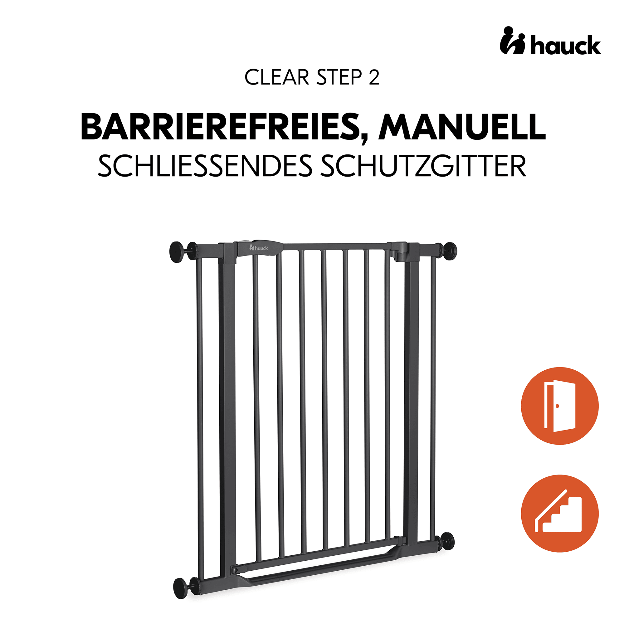 Produkte, hauck, Schwarz – Besonderheit: sicheres Öffnen und manuelles Schließen
